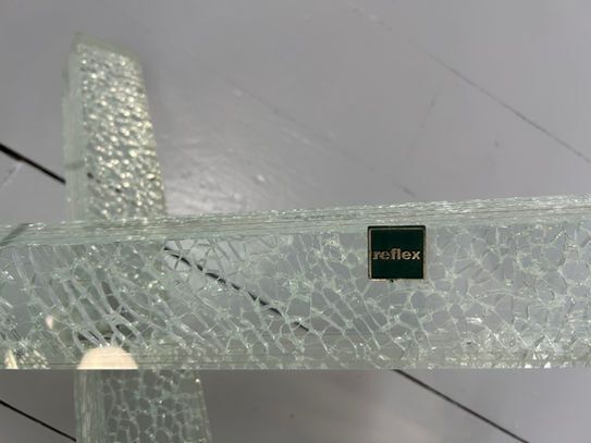Reflex Angelo "Mikado" Coffee Table In Crackled Glass photo buy