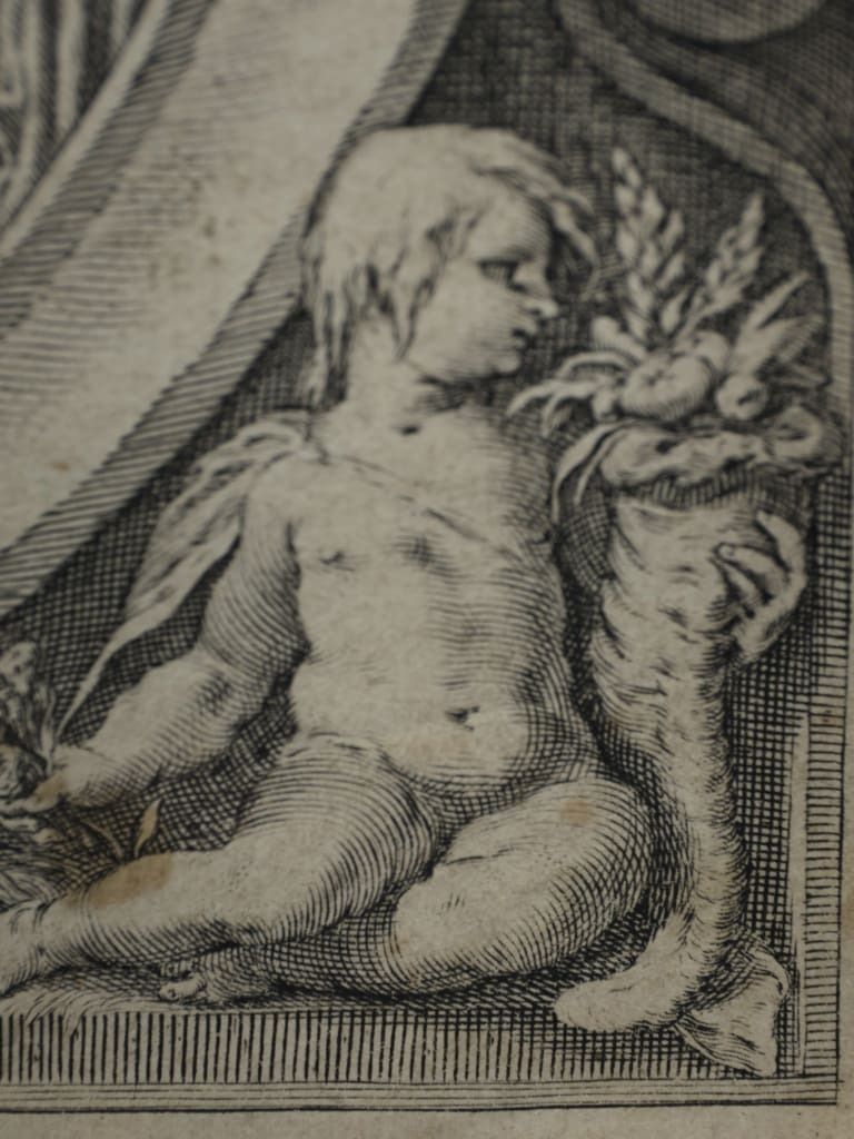 17th Century Mannerist Engraving: Venus & Cupid By Jan Saenredam (After Goltzius) photo buy