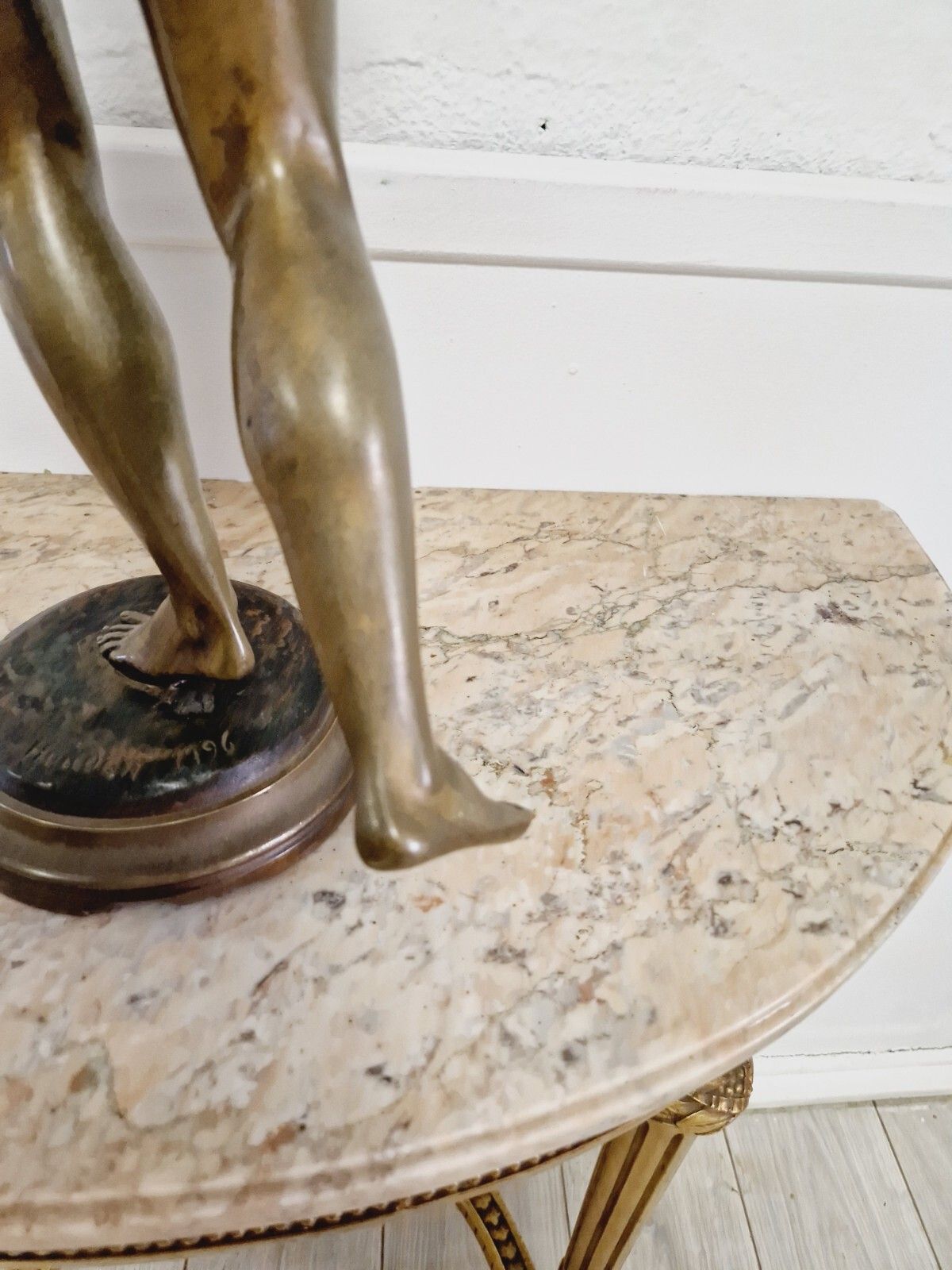 Antique French Bronze Sculpture Of Diane The Huntress 19th Century 60cm photo Art