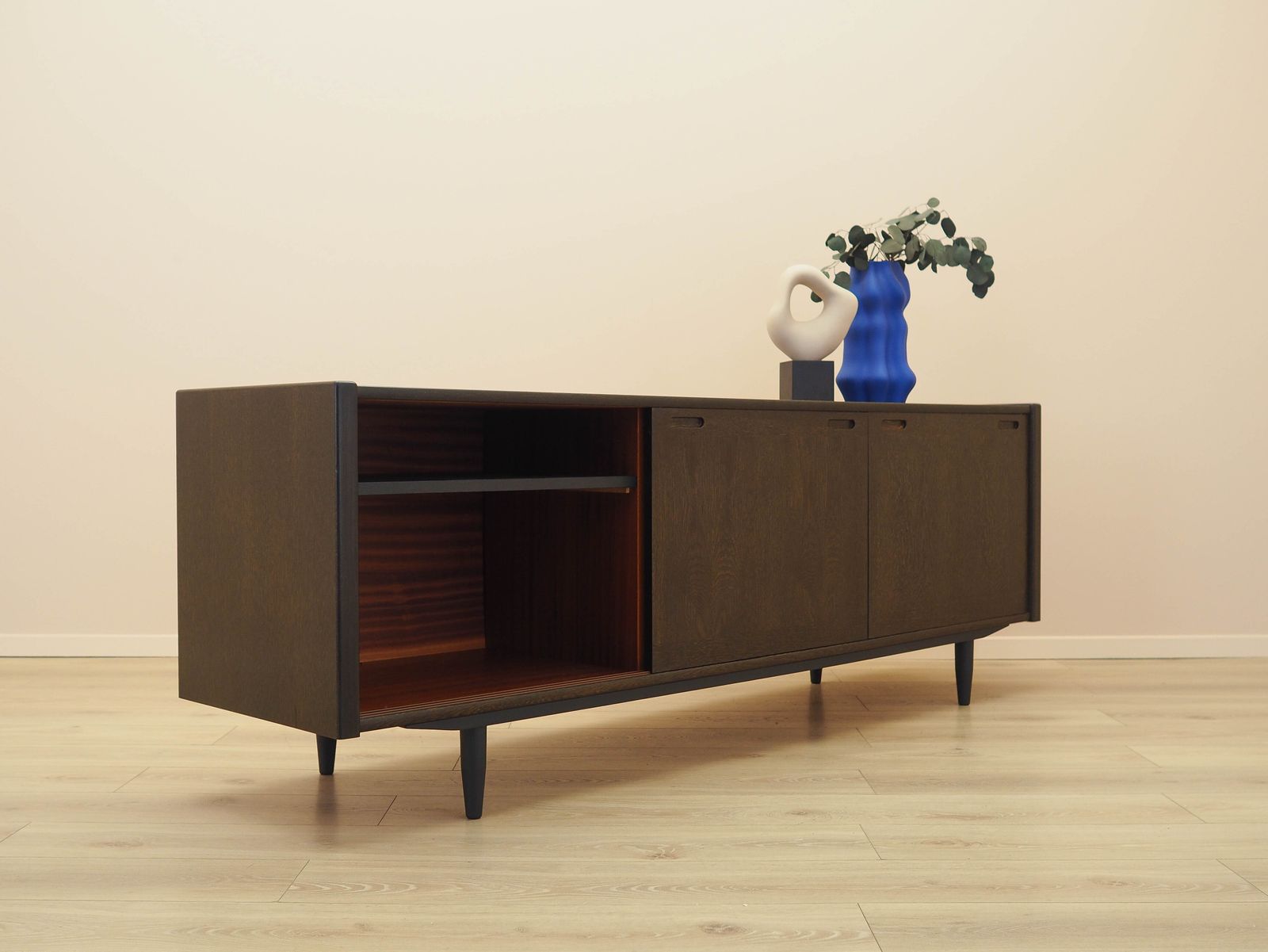 Oak Sideboard, Danish Design, 1970s, Manufactured By Skovby Møbelfabrik photo vintage