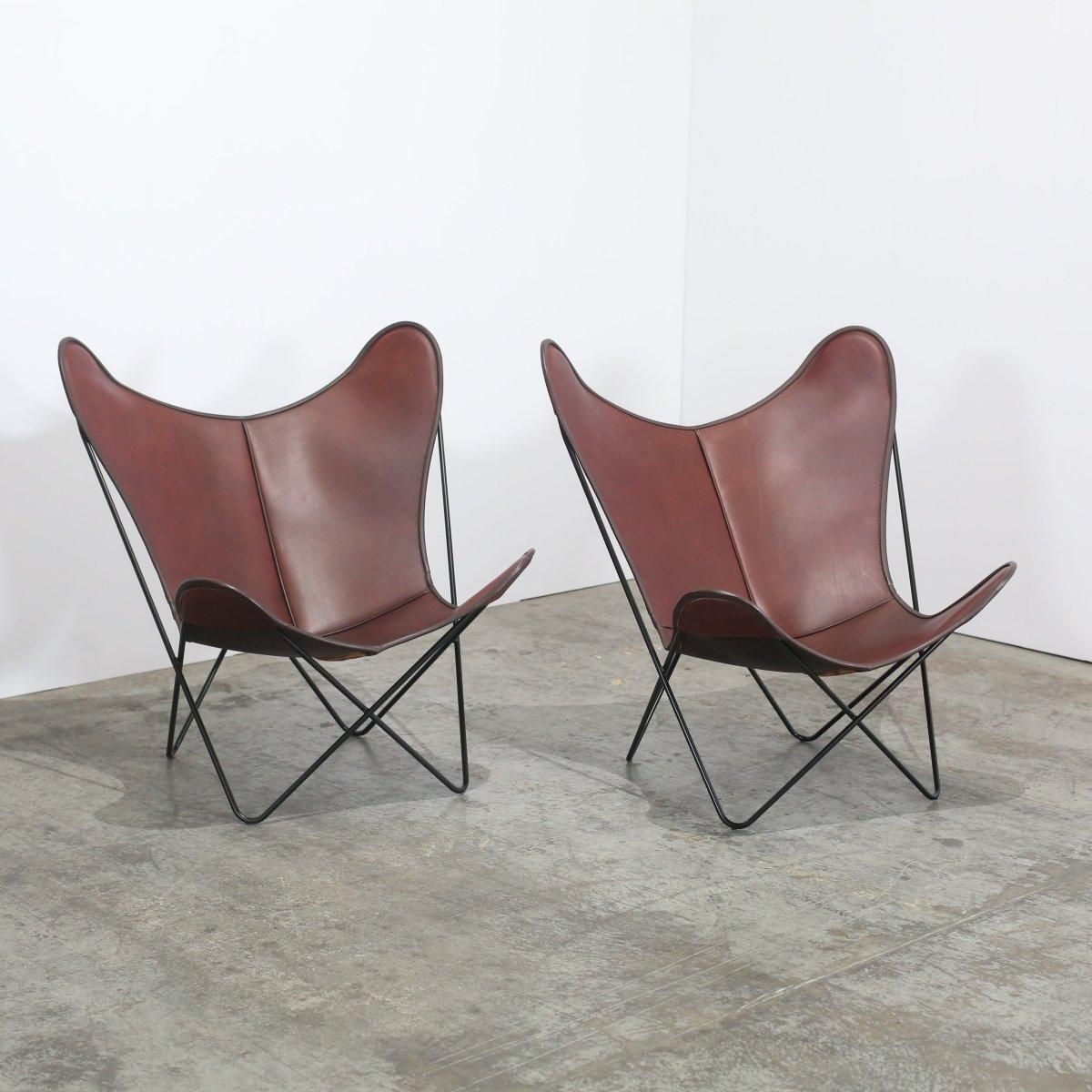 Bkf Butterfly Chairs By Jorge Ferrari Hardoy, Set Of Two photo Furniture
