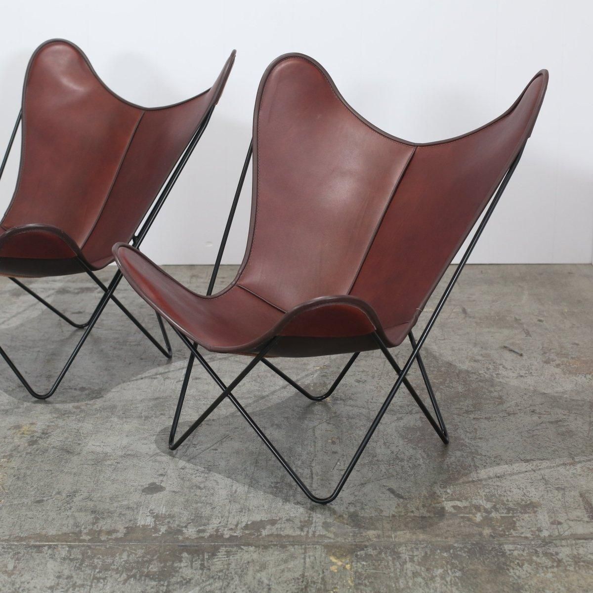 photo buy Bkf Butterfly Chairs By Jorge Ferrari Hardoy, Set Of Two
