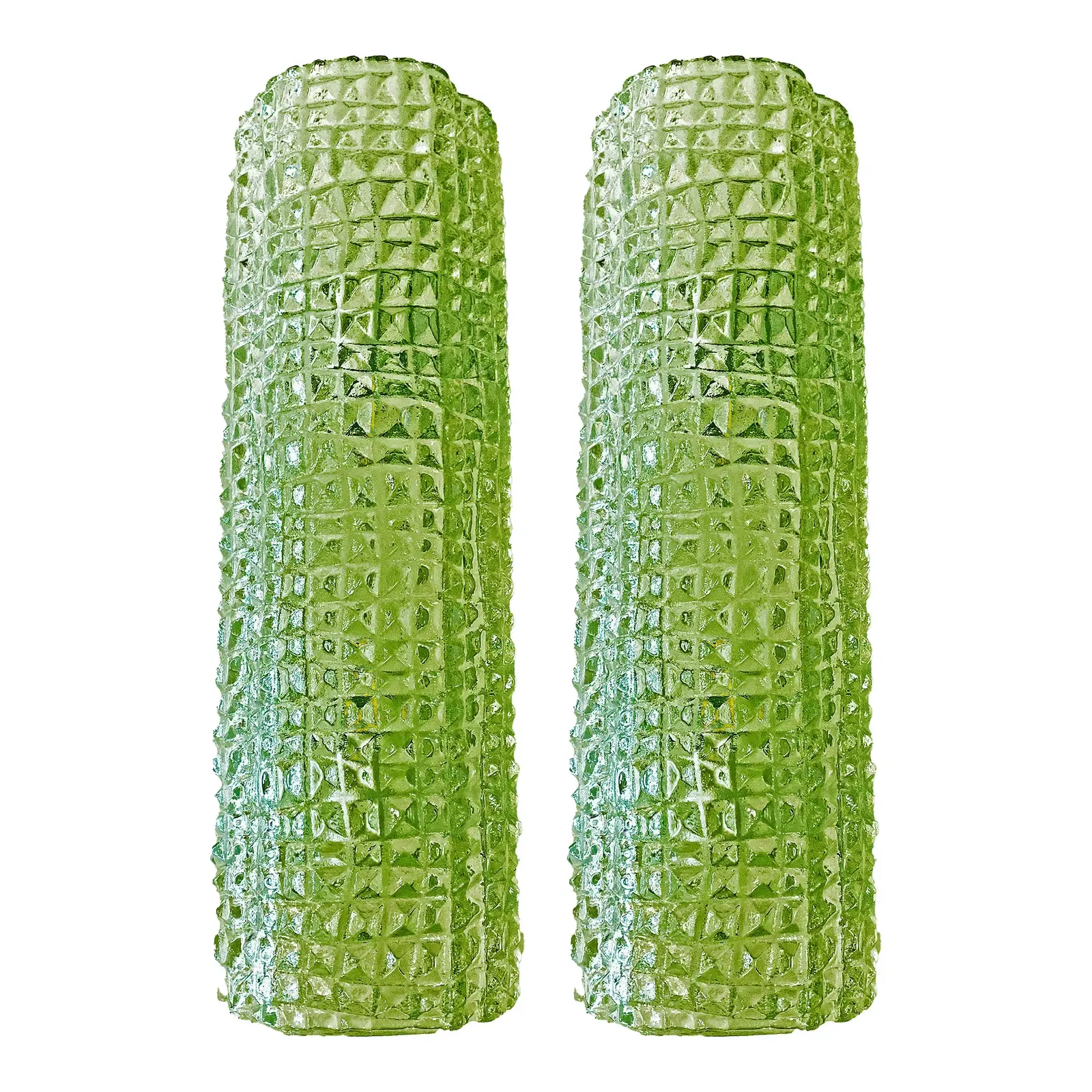 Italian Contemporary Green Murano Glass “Crocodile” Wall Sconces — Lot Of 4 photo 9086.0
