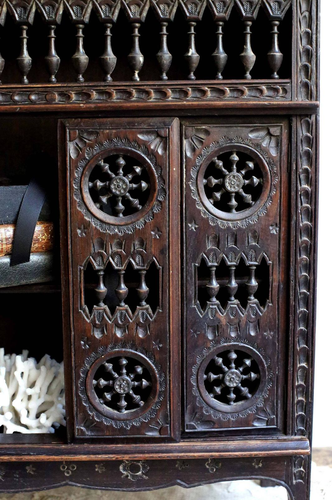 Antique French Panetiere Breton Carved Wooden Bread Storage Box Cheese Safe Pie Keeper Storage Cabinet Larder photo 204.0