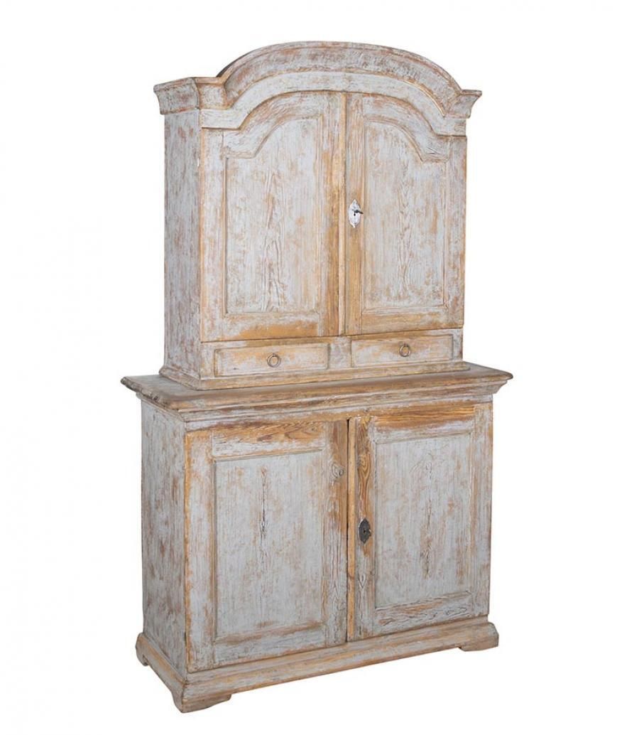 19th Century Provincial Rococo Cabinet From Narke, Sweden photo Furniture