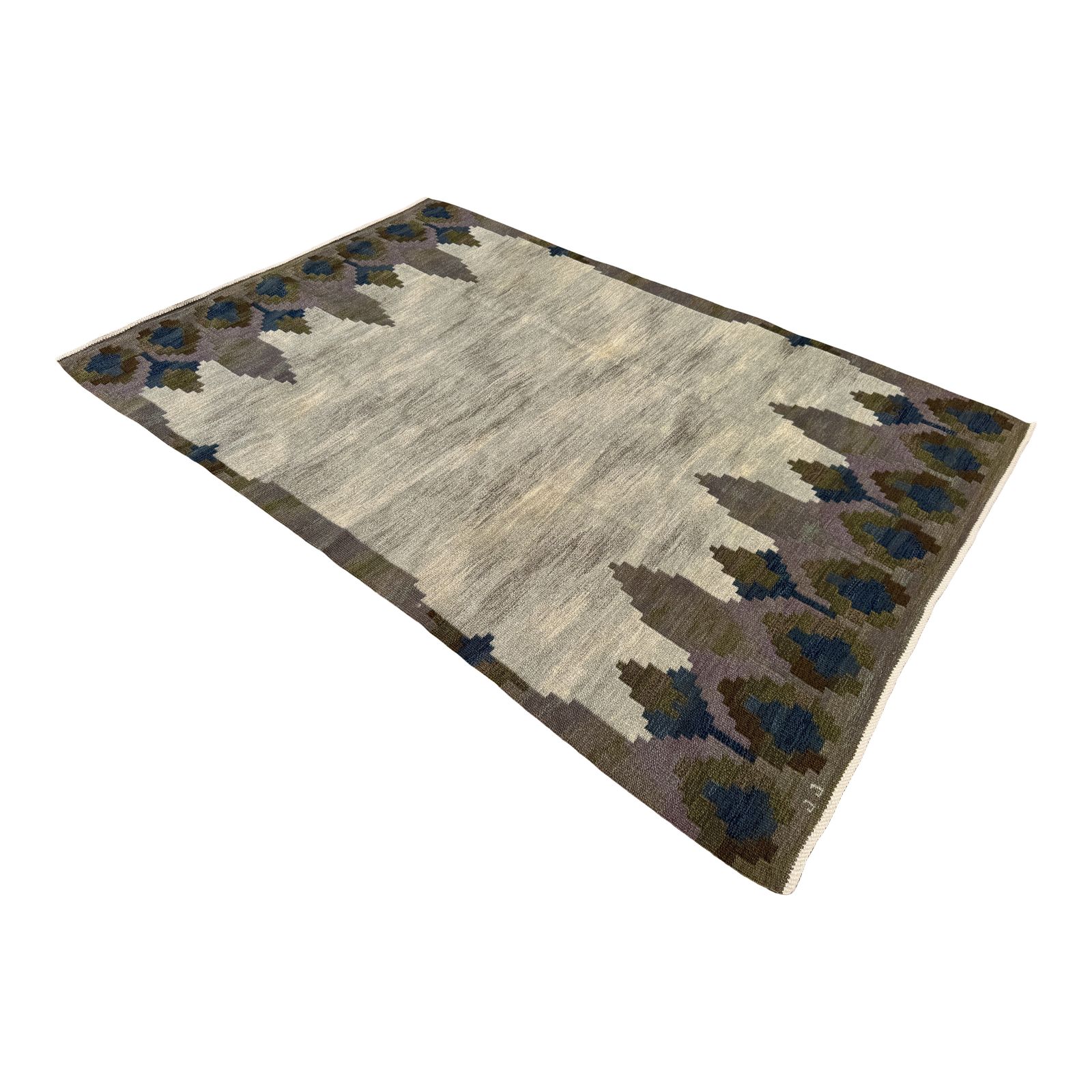 1950s Swedish Flatweave Rug By Judith Johansson photo vinterior