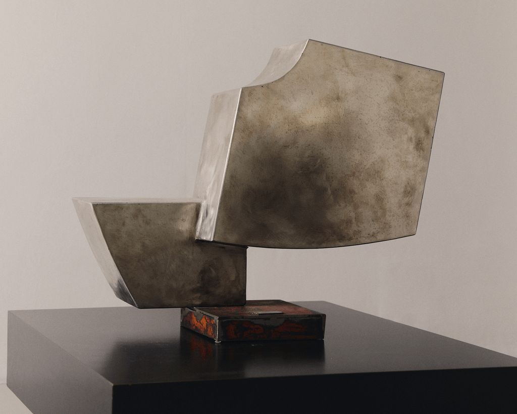 photo furniture Untitled Work In Steel By Jean Laugier