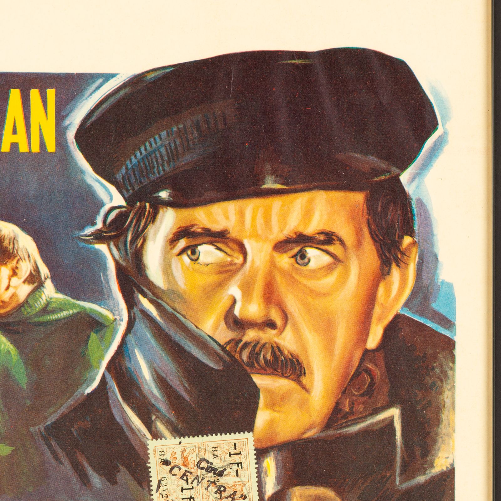 Les Violents   1950s Belgian Film Poster photo Art