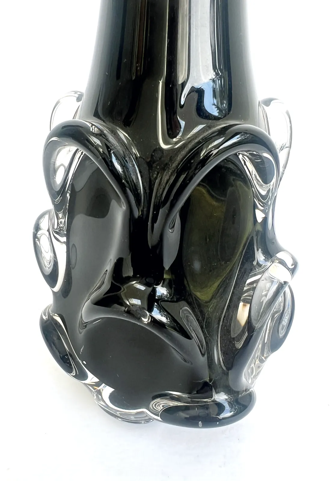 1960s/1970s Vase By Bo Borgstom For Aseda Glass, Swedish. Thumb Print Design photo vinterior