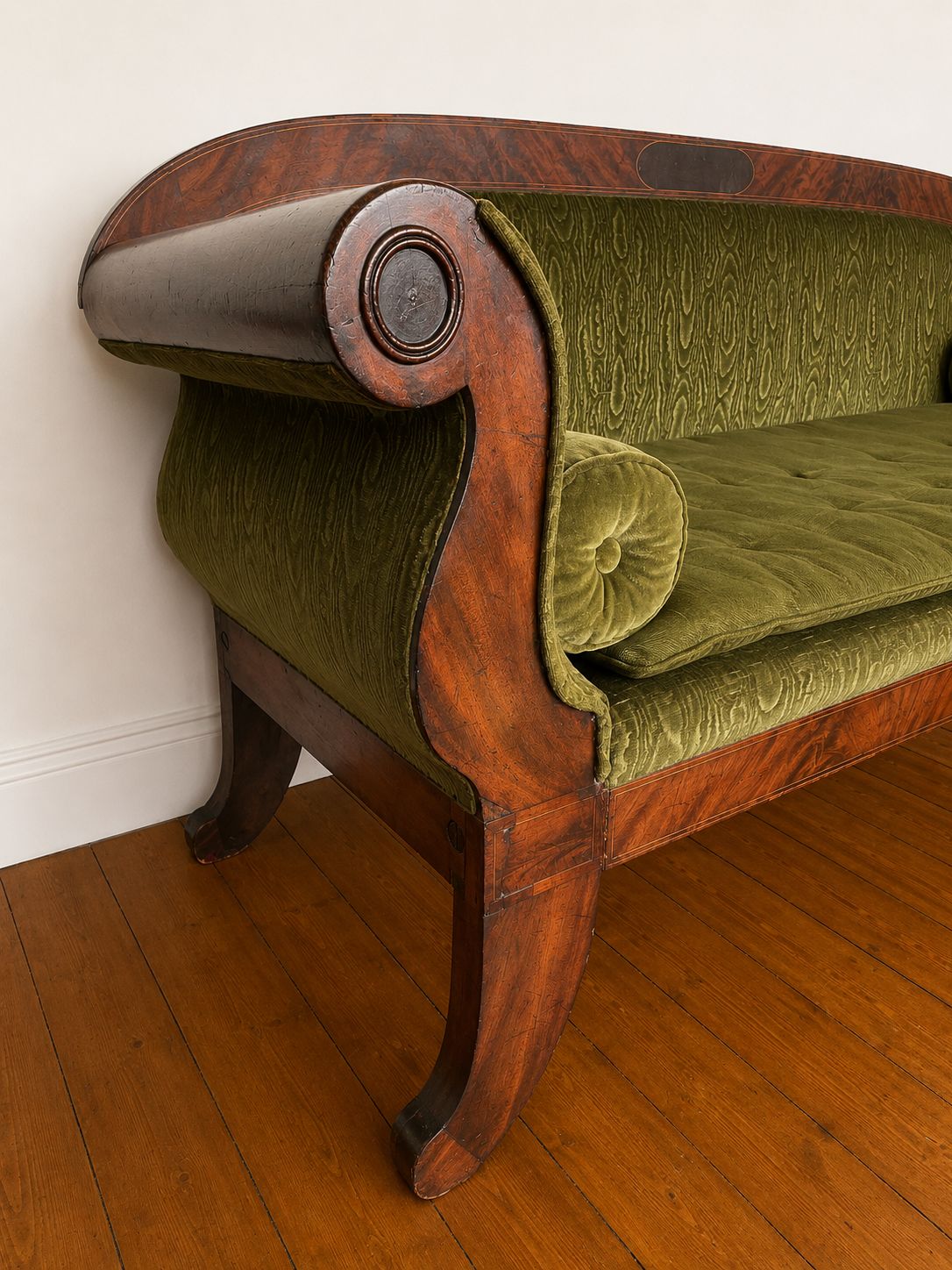 A Wonderful French Empire Period Mahogany Sofa photo furniture