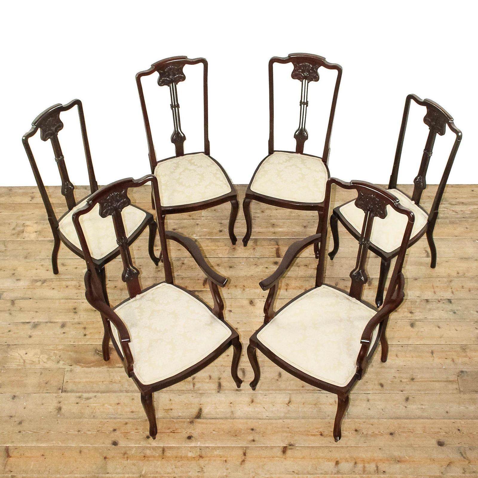 Six Antique Mahogany Dining Chairs | Antique Dining Chairs | Antique Dining Chairs | Set Of Chairs (M 5924) photo furniture
