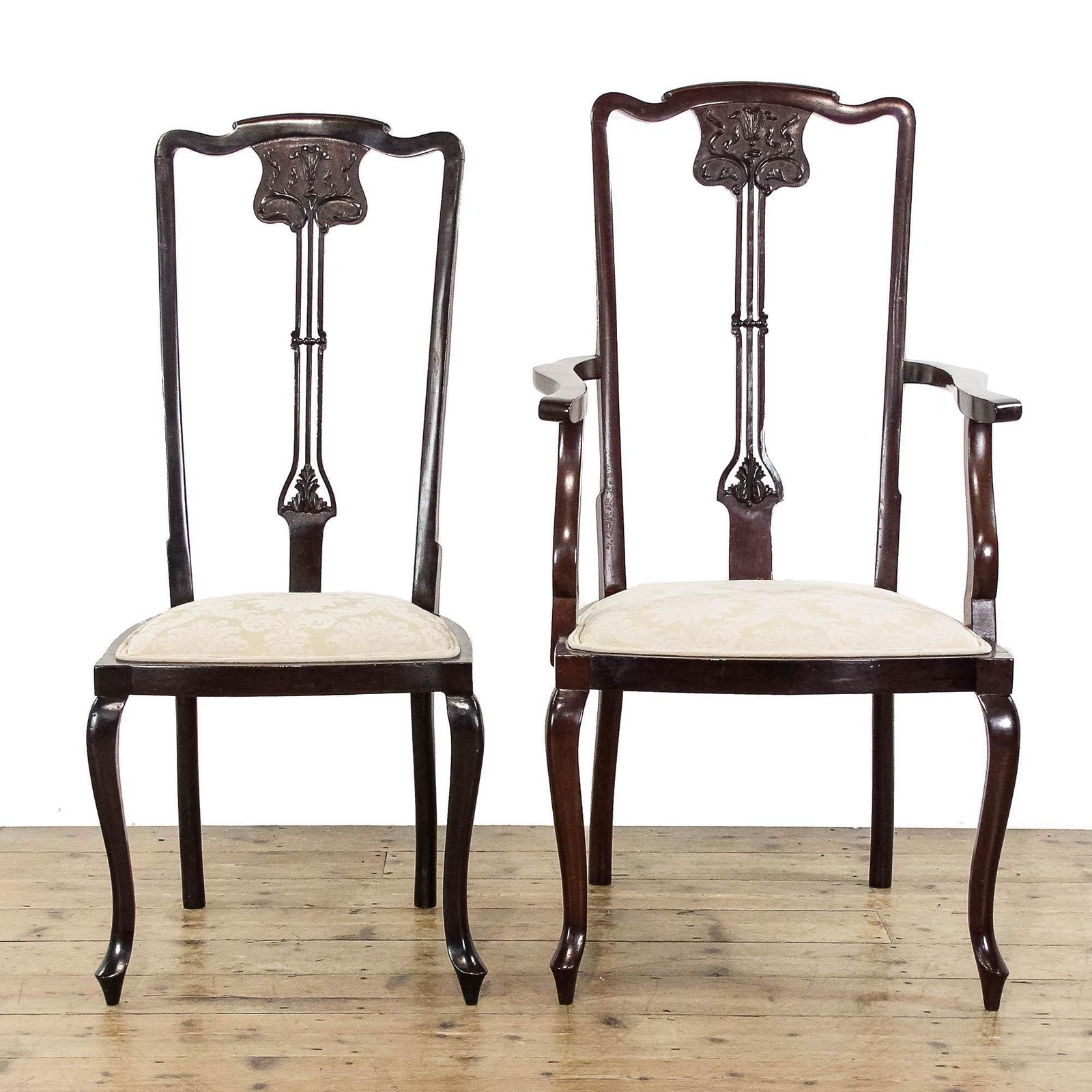 Six Antique Mahogany Dining Chairs | Antique Dining Chairs | Antique Dining Chairs | Set Of Chairs (M 5924) photo for sale