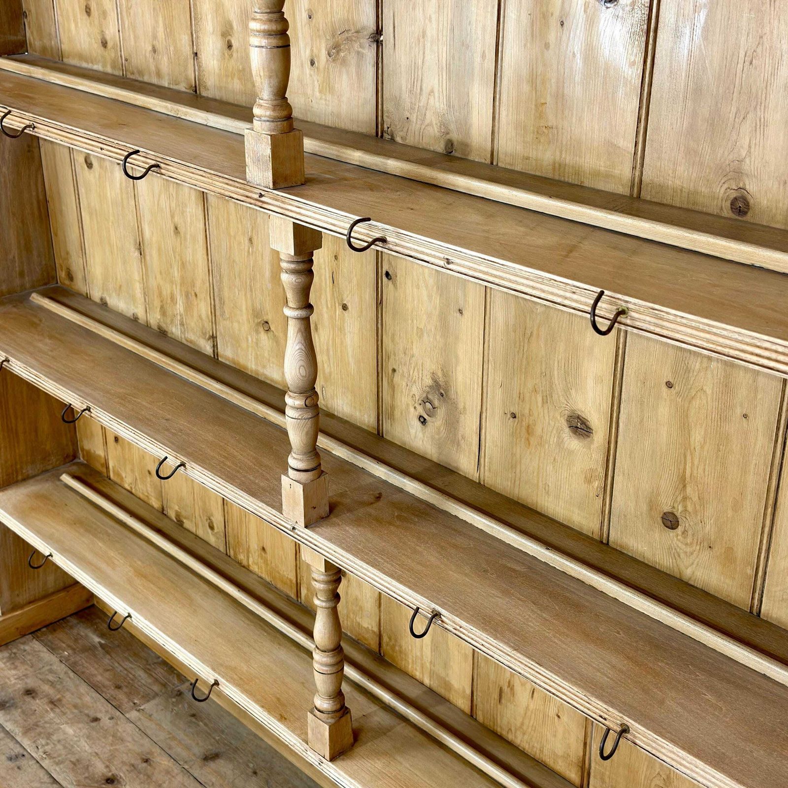 Antique Large Victorian Pine Dresser Top Bookcase | Antique Furniture | Antique Bookcase | Antique Storage | Open Bookcase photo furniture