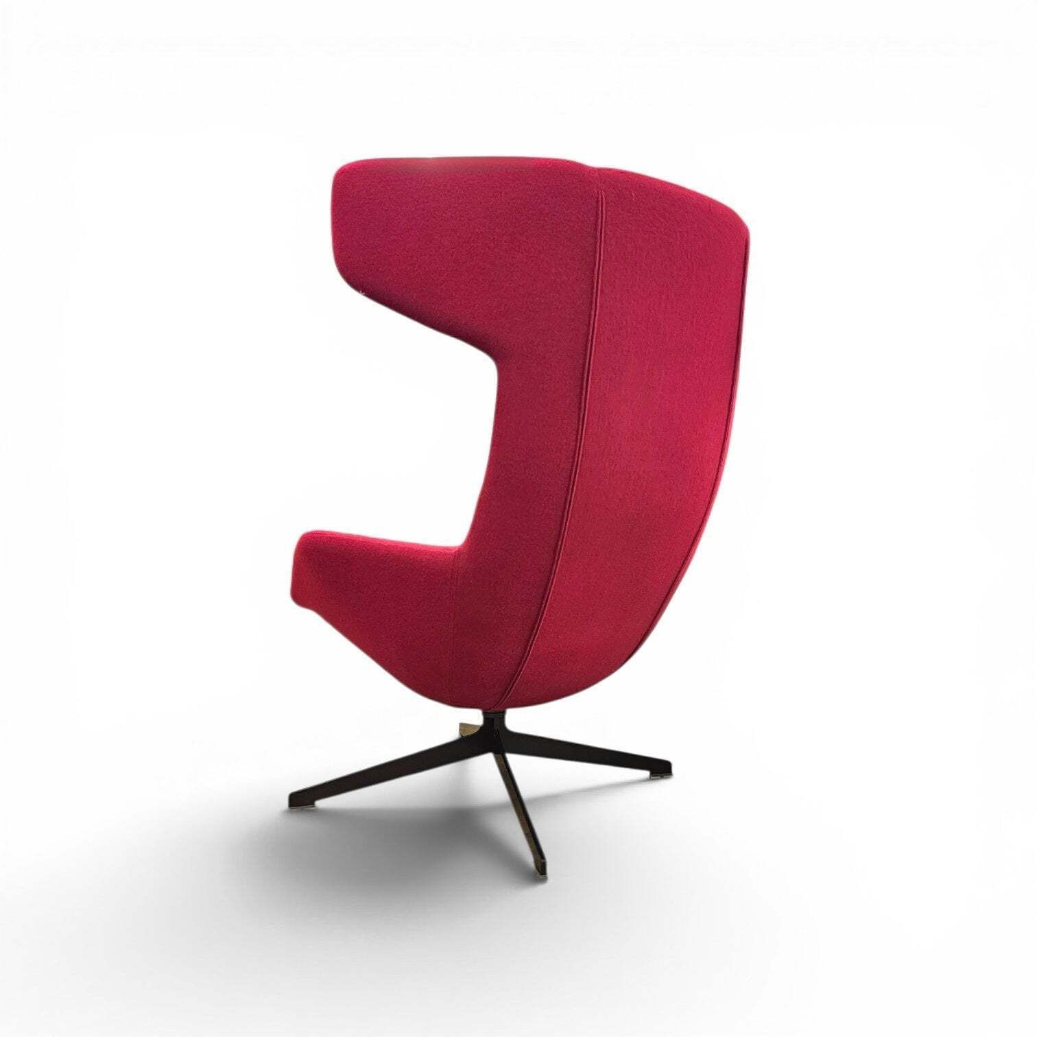 Alfredo Häberli / Armchair “Take A Line For A Walk” / Moroso / Italy / Design 2003 / Red Wool photo vinterior
