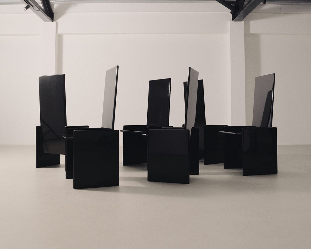 Set Of Six Kazuki Chairs By Kazuhide Takahama photo for sale