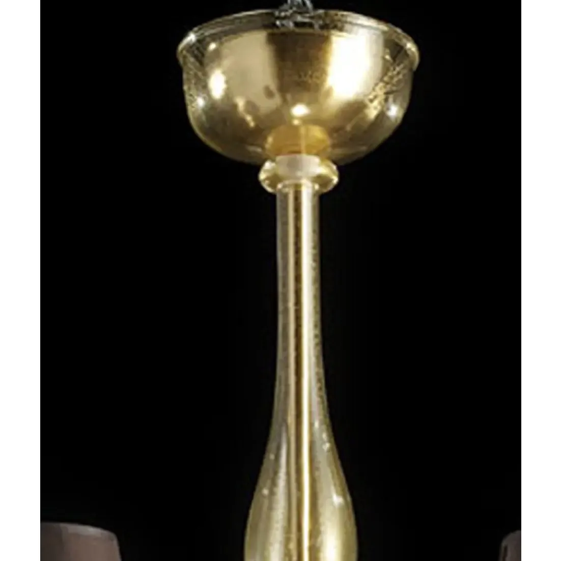 Modern Gold Murano Glass Chandelier In Contemporary Style photo furniture