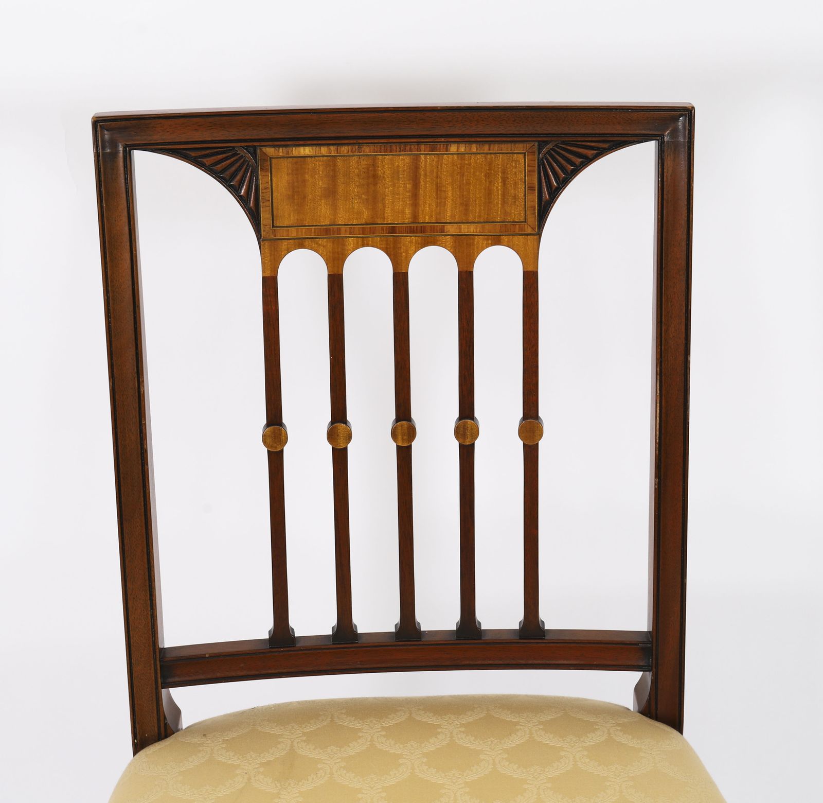 Set 12 Sheraton Revival Dining Chairs From Harrods  Late 20c photo Furniture