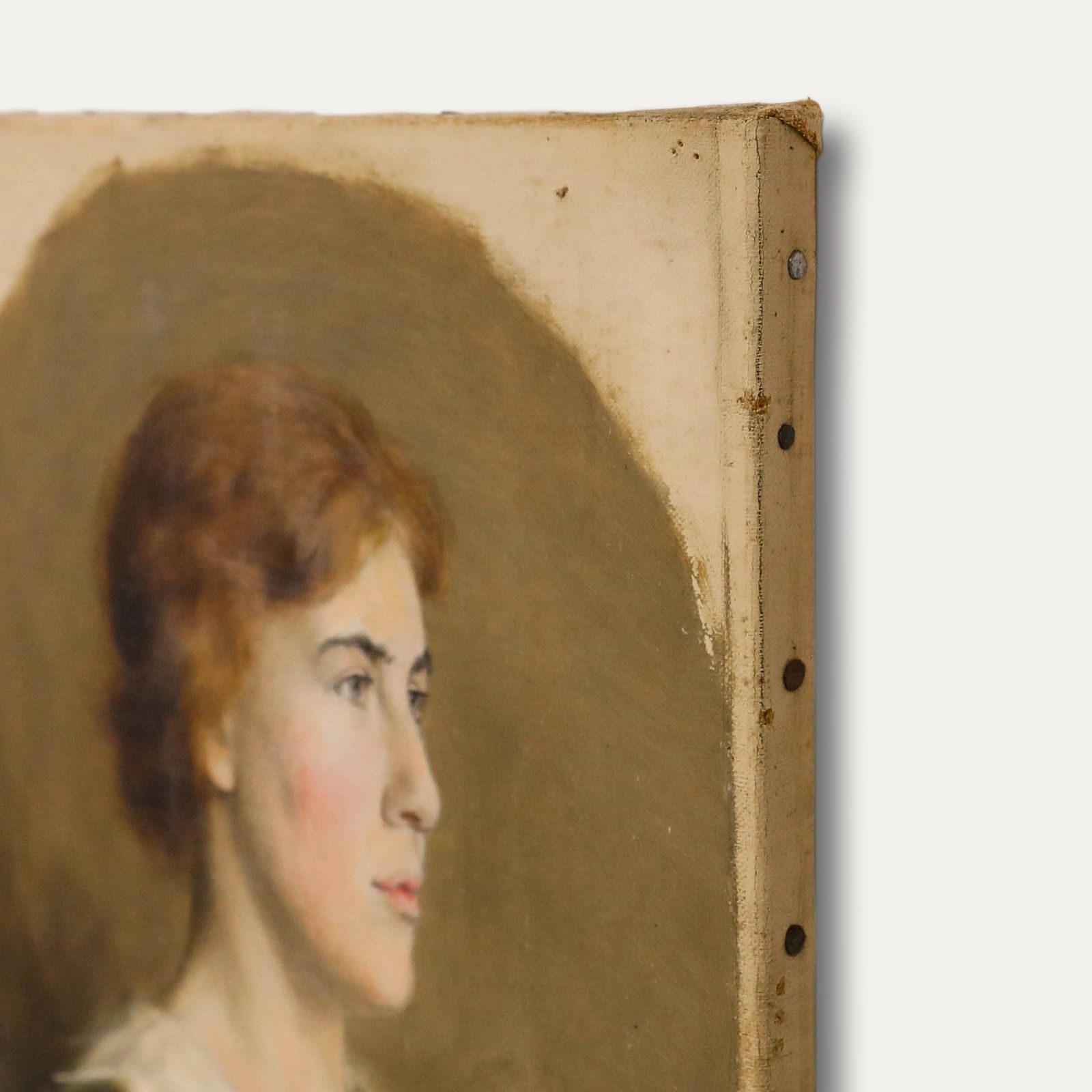 John Watson Nicol (1856 1926) 1923 Oil, Girl With Auburn Hair photo vinterior