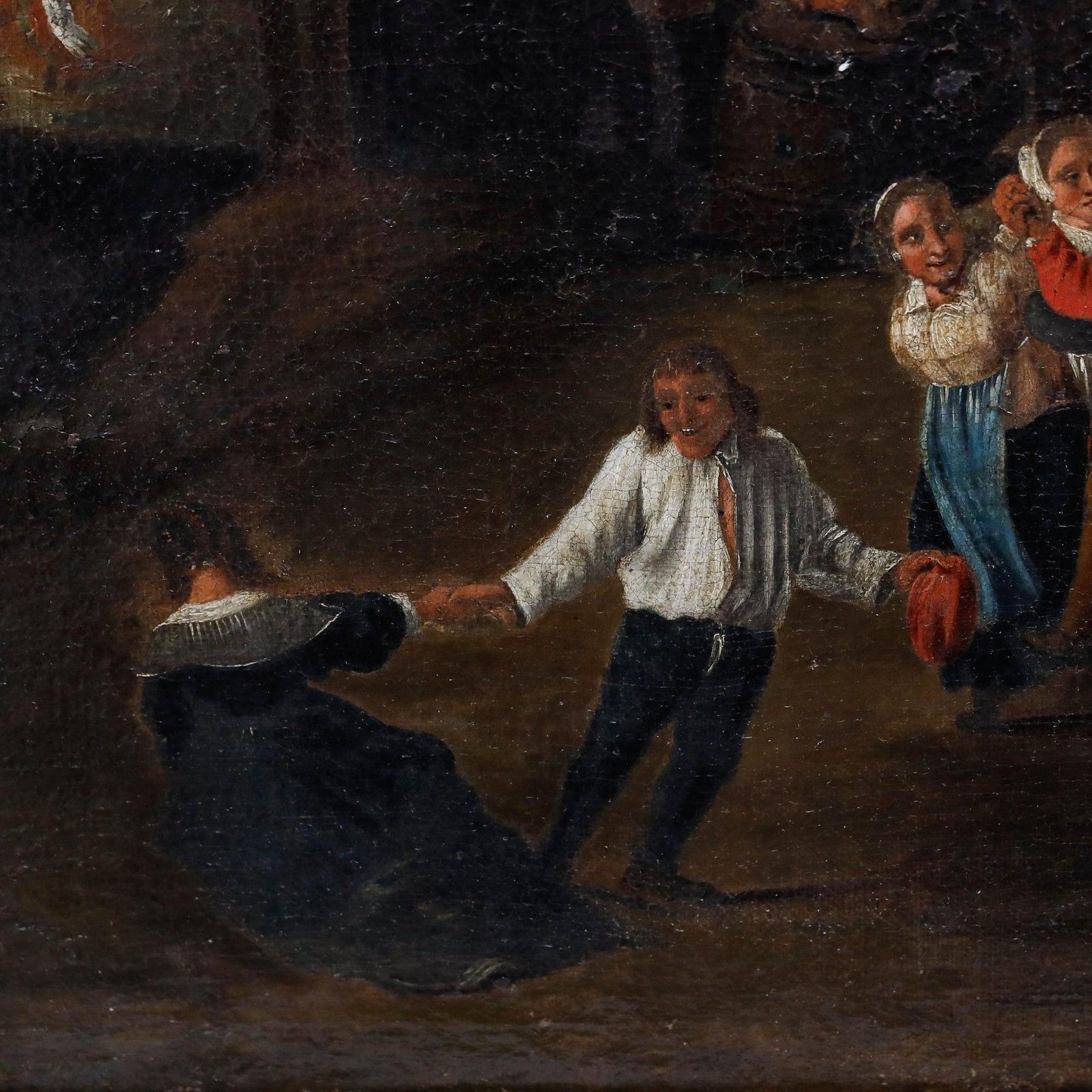 photo furniture European School 18th Century Oil A Village Kermesse