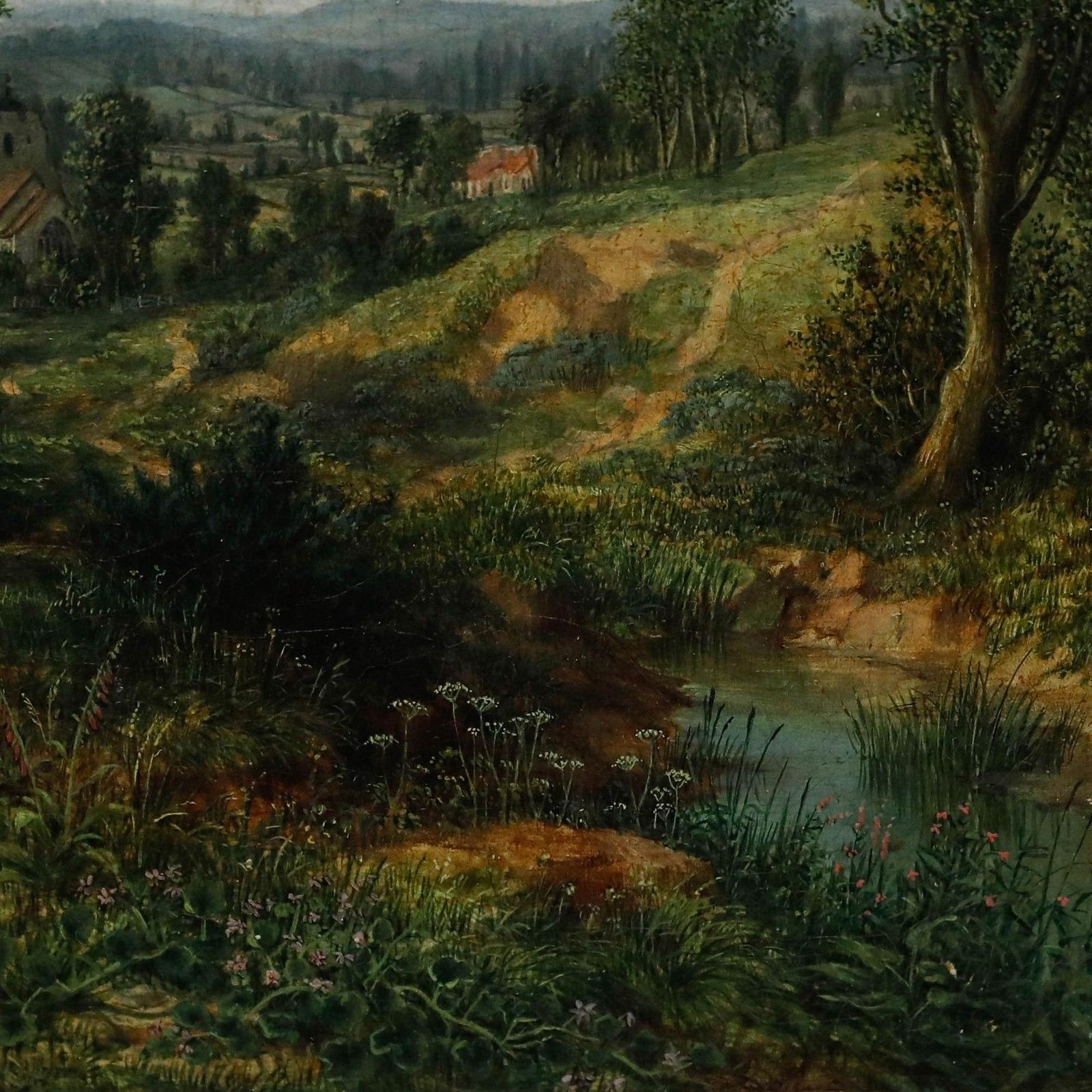 Frederick John Railton (Fl.1846 1866) Framed Oil, Foraging Amongst Ferns photo 995.0