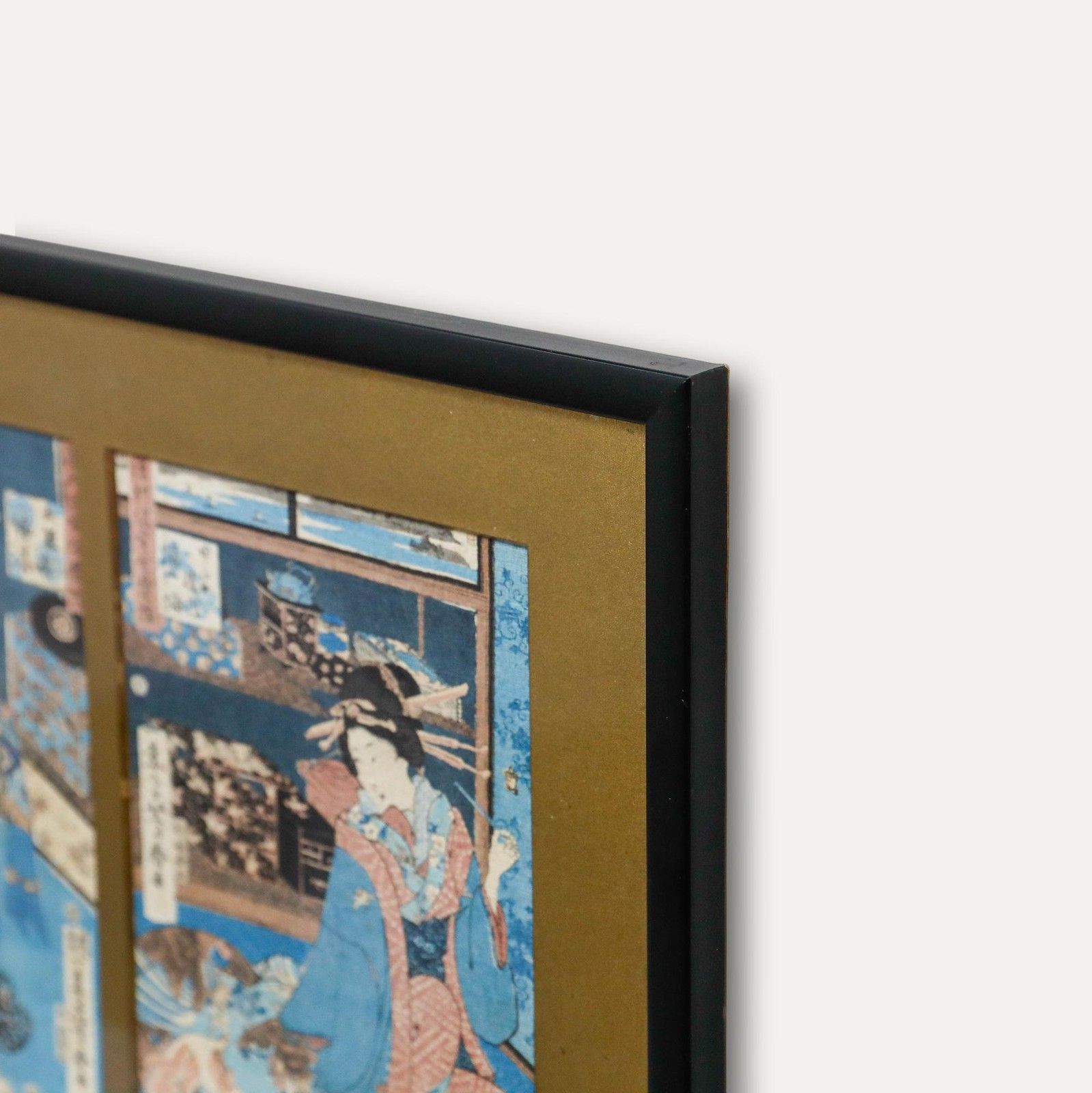 Utagawa Yoshiharu Japanese Woodblock, Fukagawa Karitaku Zensei Soroe photo vinterior