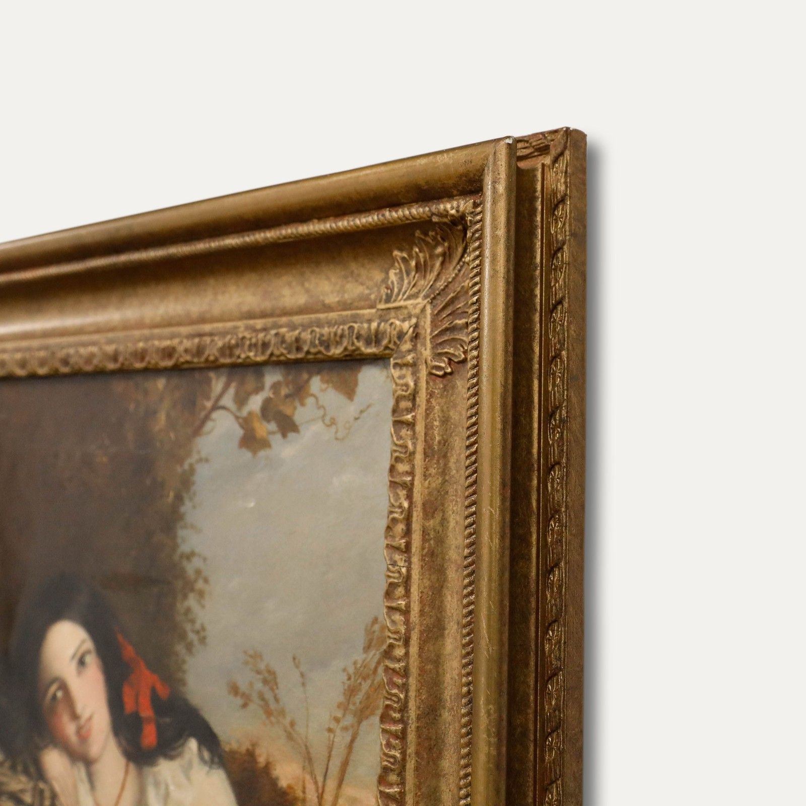 Manner Of Charles Baxter (1809 1879) Late 19th Century Oil, Contemplative Girl photo buy