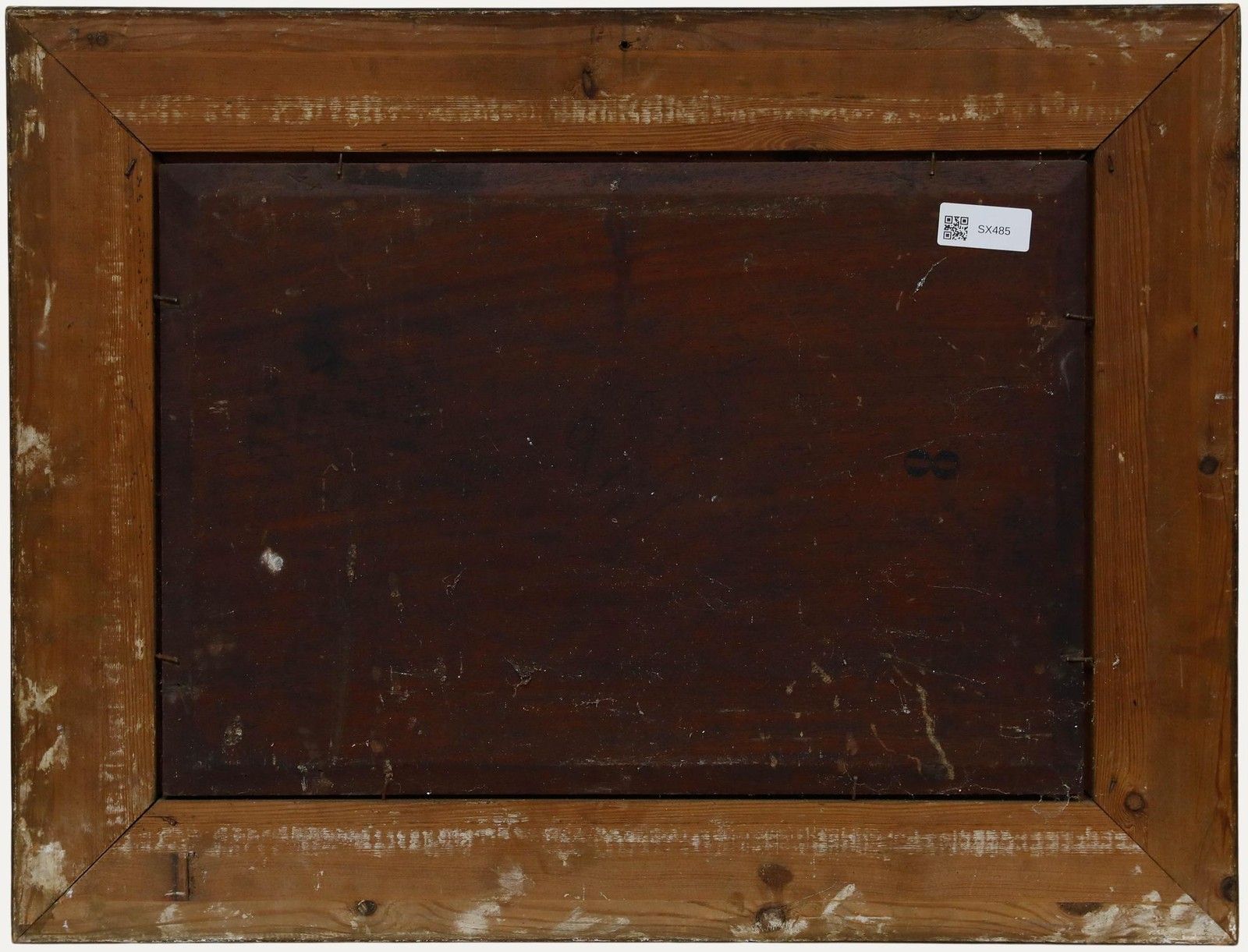 Herman Van Den Berghe Framed Early 20th Century Oil, Loading The Cart photo Art