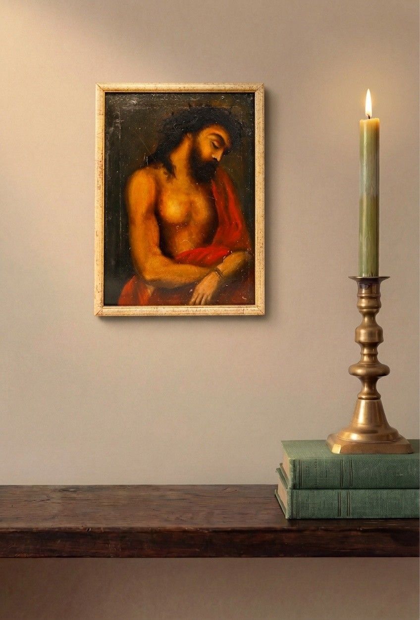 After Titian (1490 1576) Framed 19th Century Oil, Ecce Homo photo for sale