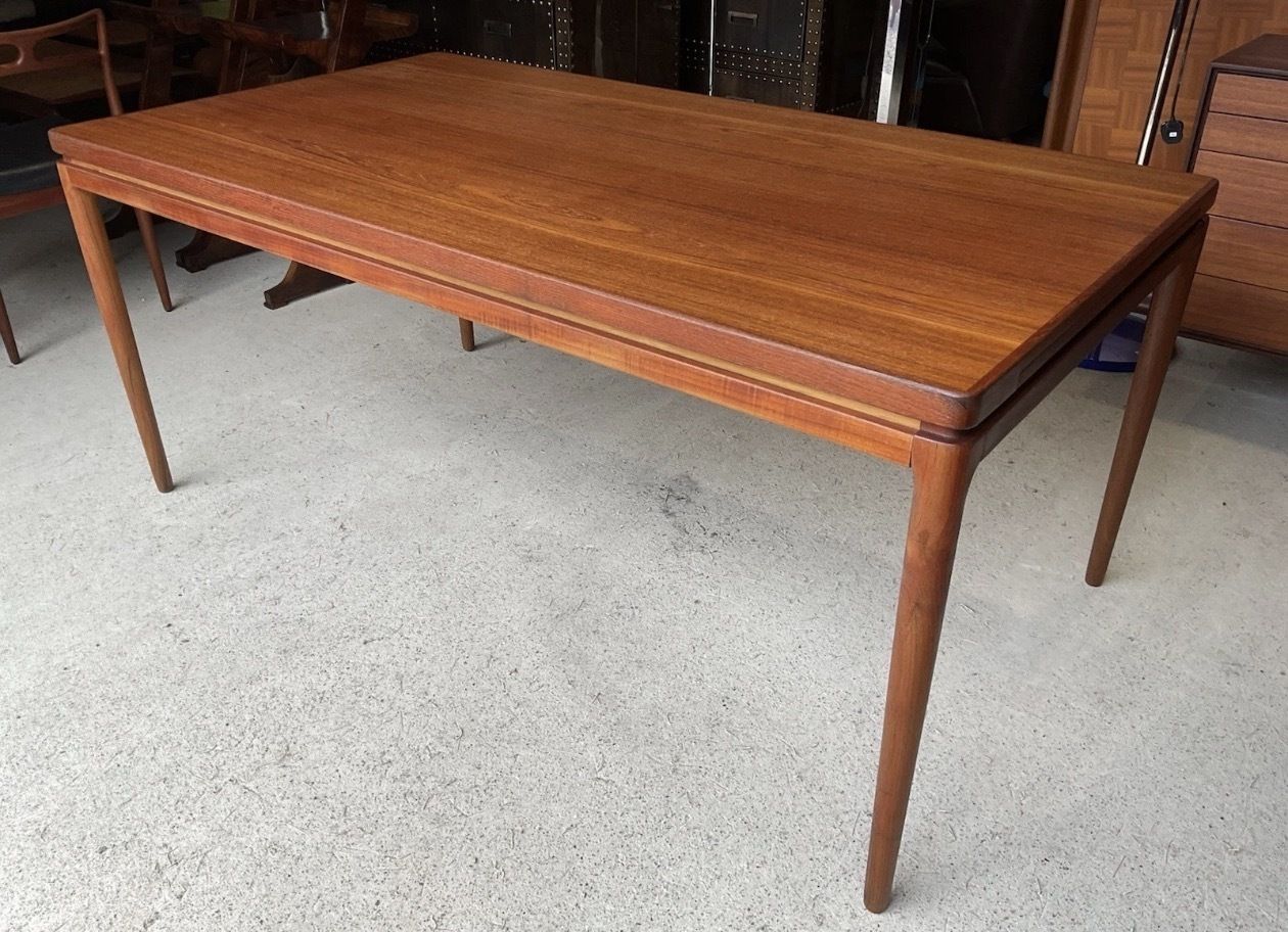 Danish Extending Dining Table By Johannes Andersen For Christian Linneberg