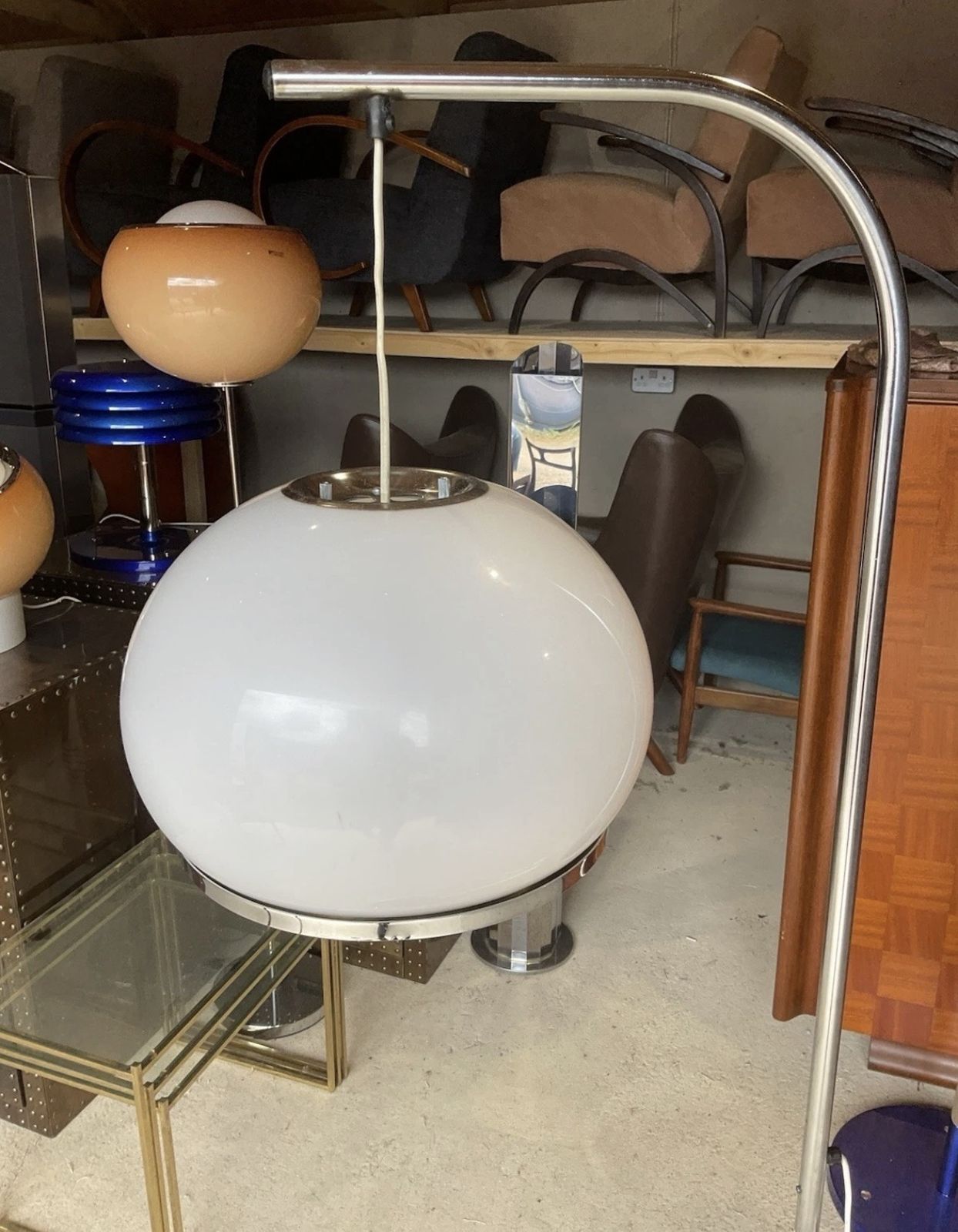 Mid Century Vintage Danish Style Floor Lamp 1970s photo 705.0