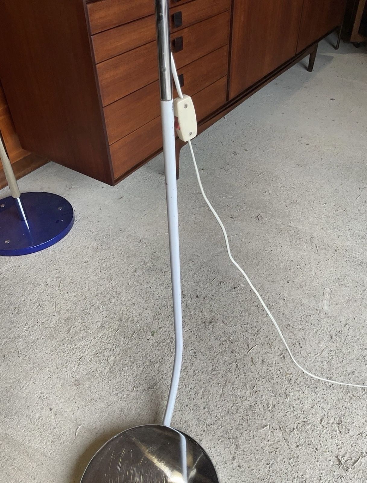 Mid Century Vintage Danish Style Floor Lamp 1970s photo vintage
