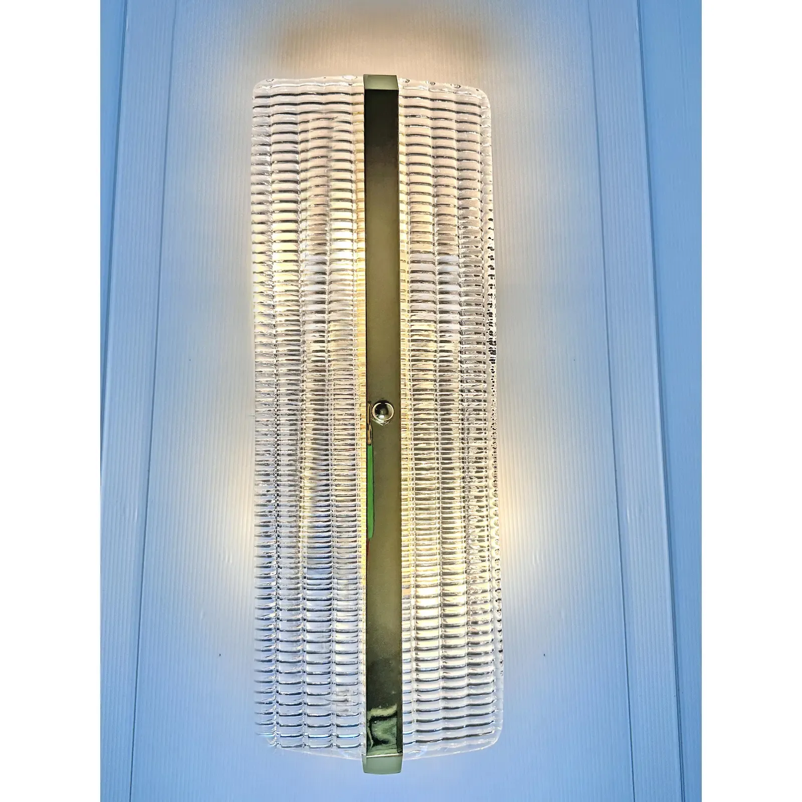 Contemporary Luxury Murano Glass Wall Sconces With Gold Finish — Set Of Four. photo furniture
