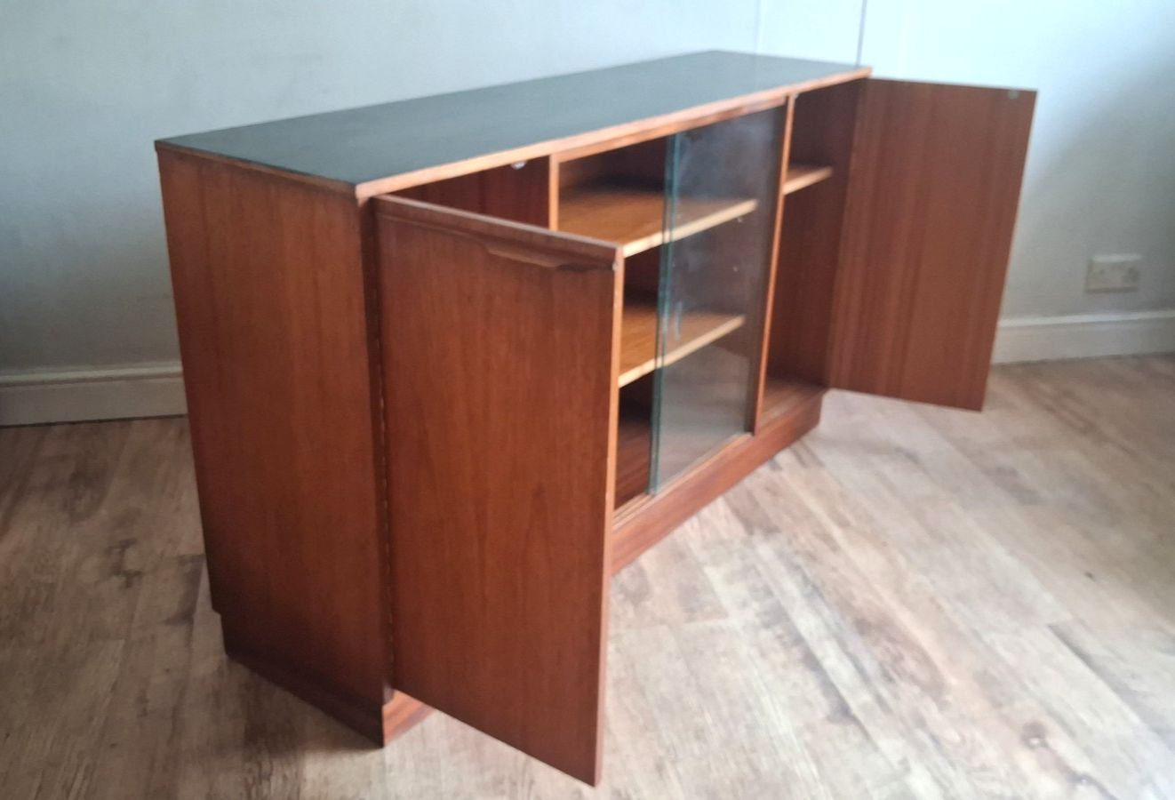 Delightful  1970's Mid Century Teak Drinks/Cocktail Cabinet ,Bookcase,Sideboard photo 250.0