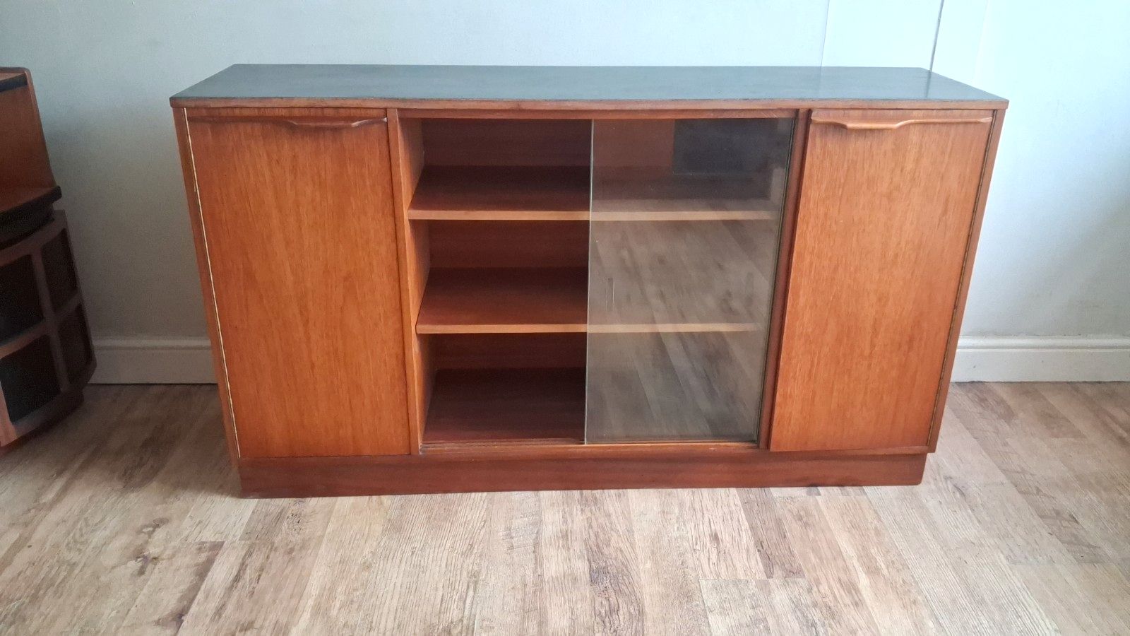250.0 Delightful  1970's Mid Century Teak Drinks/Cocktail Cabinet ,Bookcase,Sideboard photo