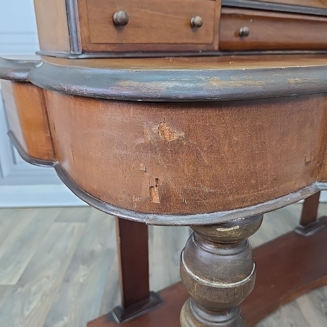 Antique Duchess Dressing Table Mahogany Vanity Mirror Victorian Vintage Bedroom photo for sale