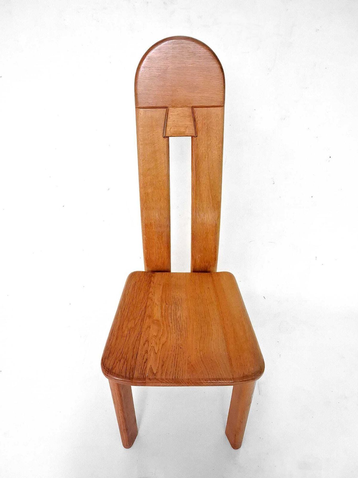 6 X De Puydt Rapsodie Oak Brutalist Dining Chair From The 1970s. photo buy