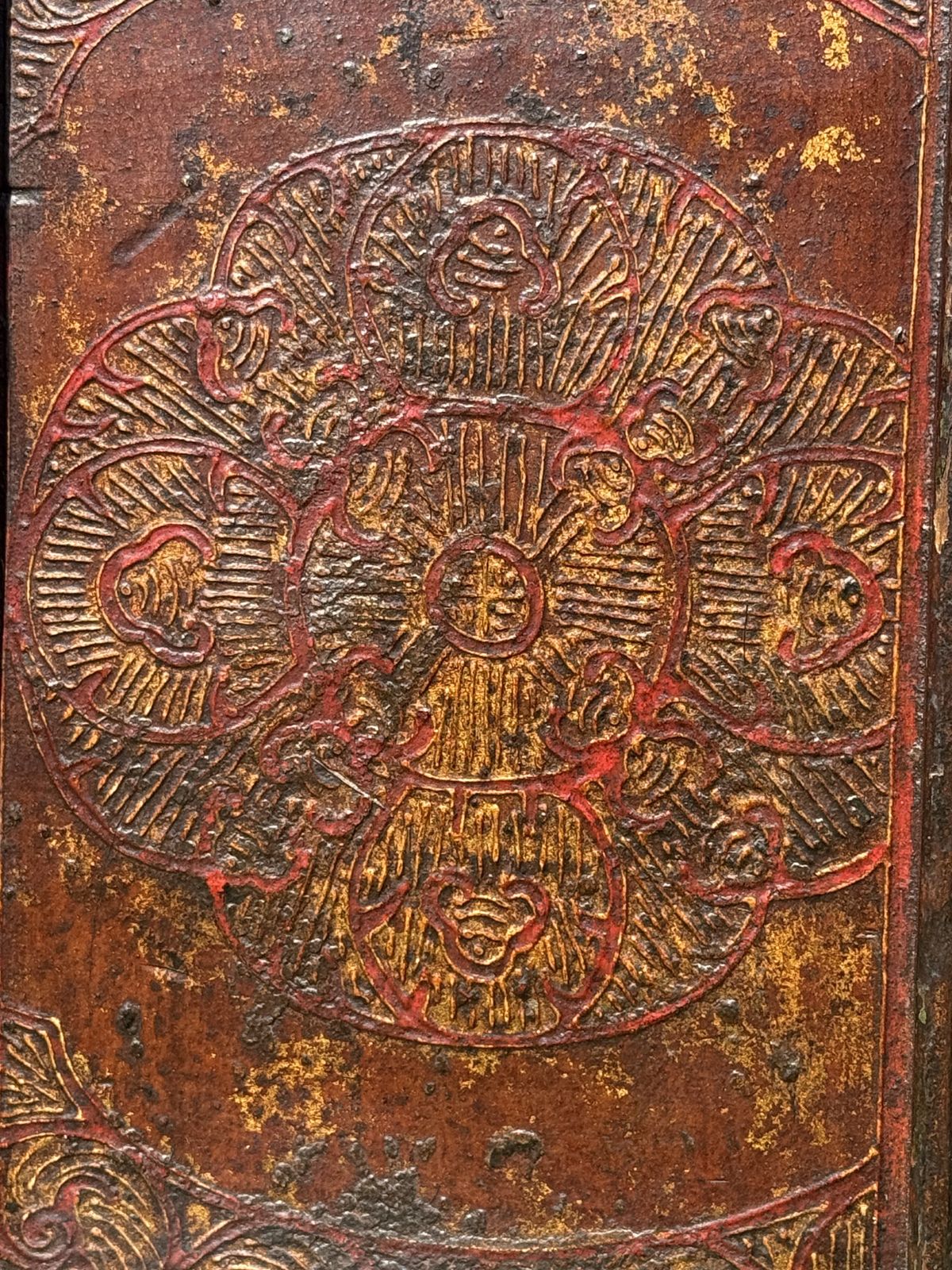 Tibetan Cabinet Antique Tibet Handmade Oriental Sideboard Console photo vinterior