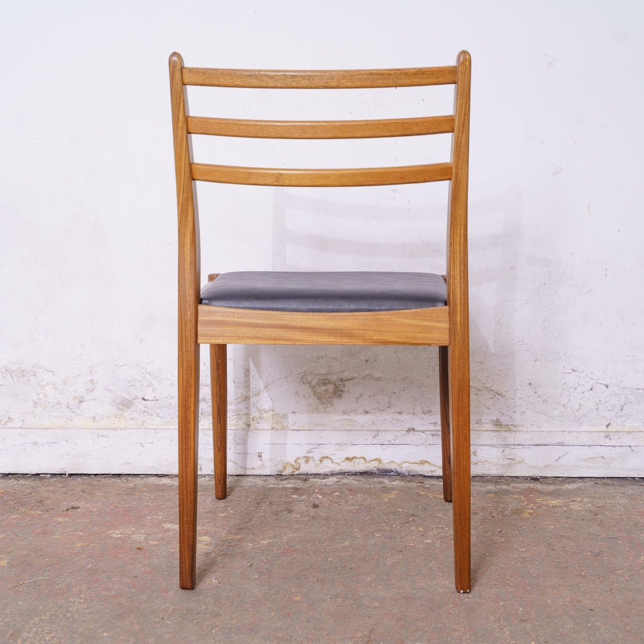 G Plan Mid Century Teak Extending Dining Table With 6 Newly Upholstered Chairs photo furniture