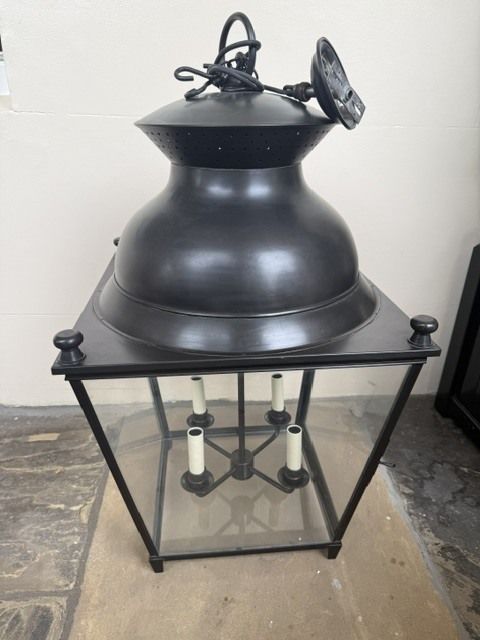 Vaughan French Chateau Lanterns In Bronzed Brass And Glass` photo Lighting