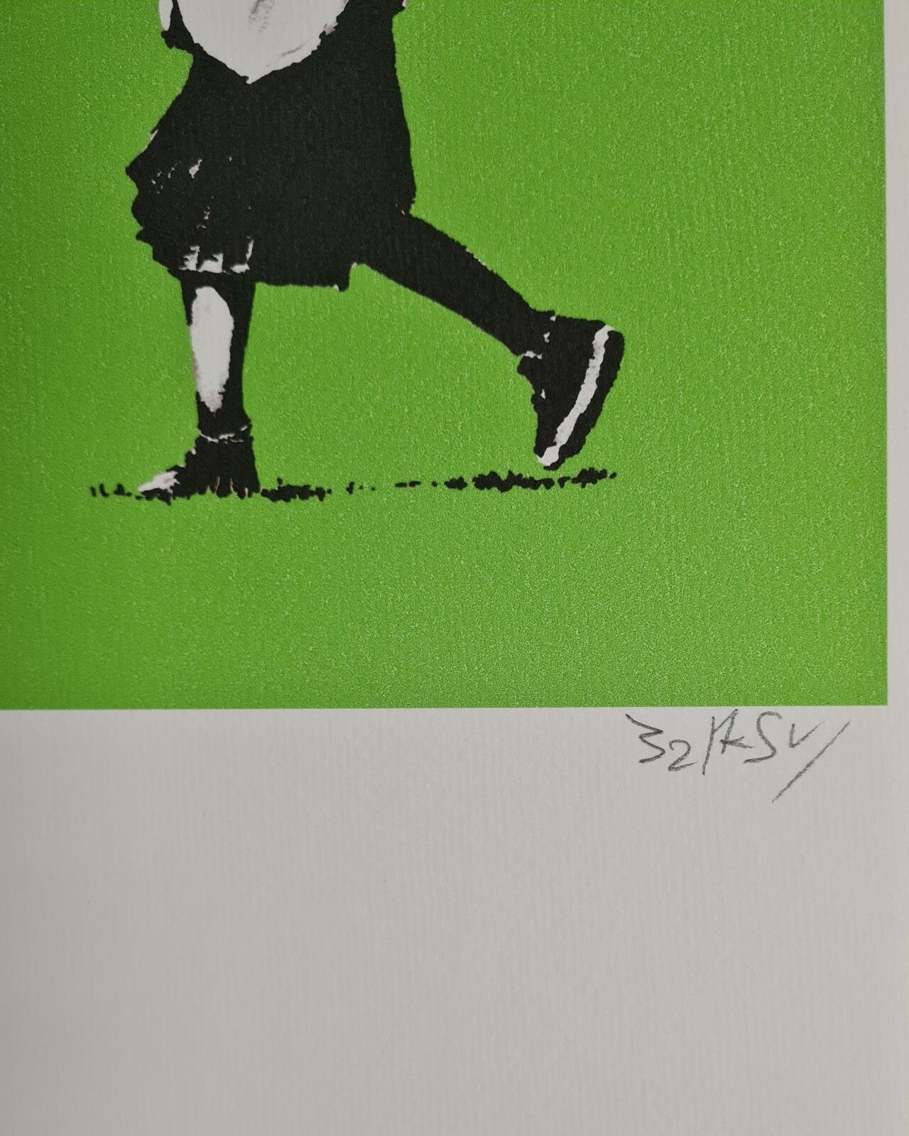 photo furniture Banksy * No Juegos De Pelota * 50x35 Cm * Litografía * Limitada # 48/60