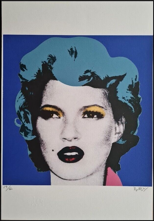 Banksy * Kate Moss * 50 X 35 Cm * Lithografie * Kunstdruck * Limitiert # XX/60