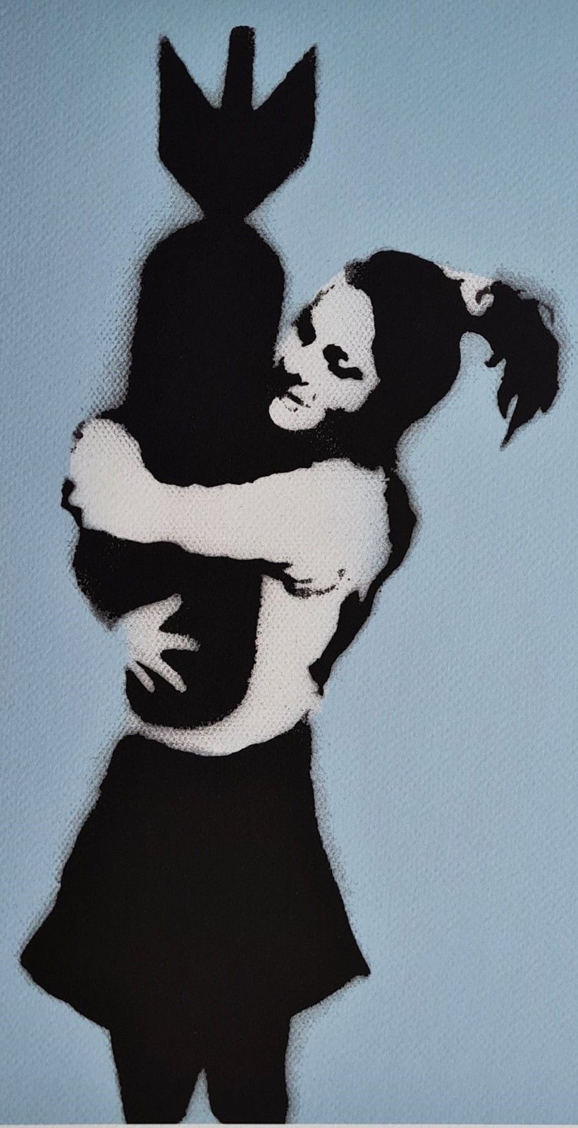 Banksy * Bomb Hugger * 50 X 35 Cm * Lithografie * Kunstdruck *Limitiert # 21/150 photo for sale