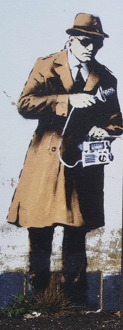 Banksy * Spy Booth * 65 X 50 Cm * Lithografie * Kunstdruck * Limitiert # 95/500 photo 8629.0