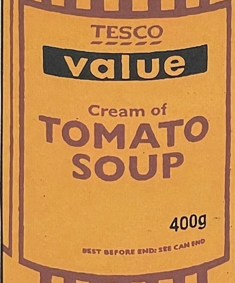 Banksy * Tesco Value Soup Can * 70 X 50 Cm * Lithografie * Limitiert # 42/150 photo Art