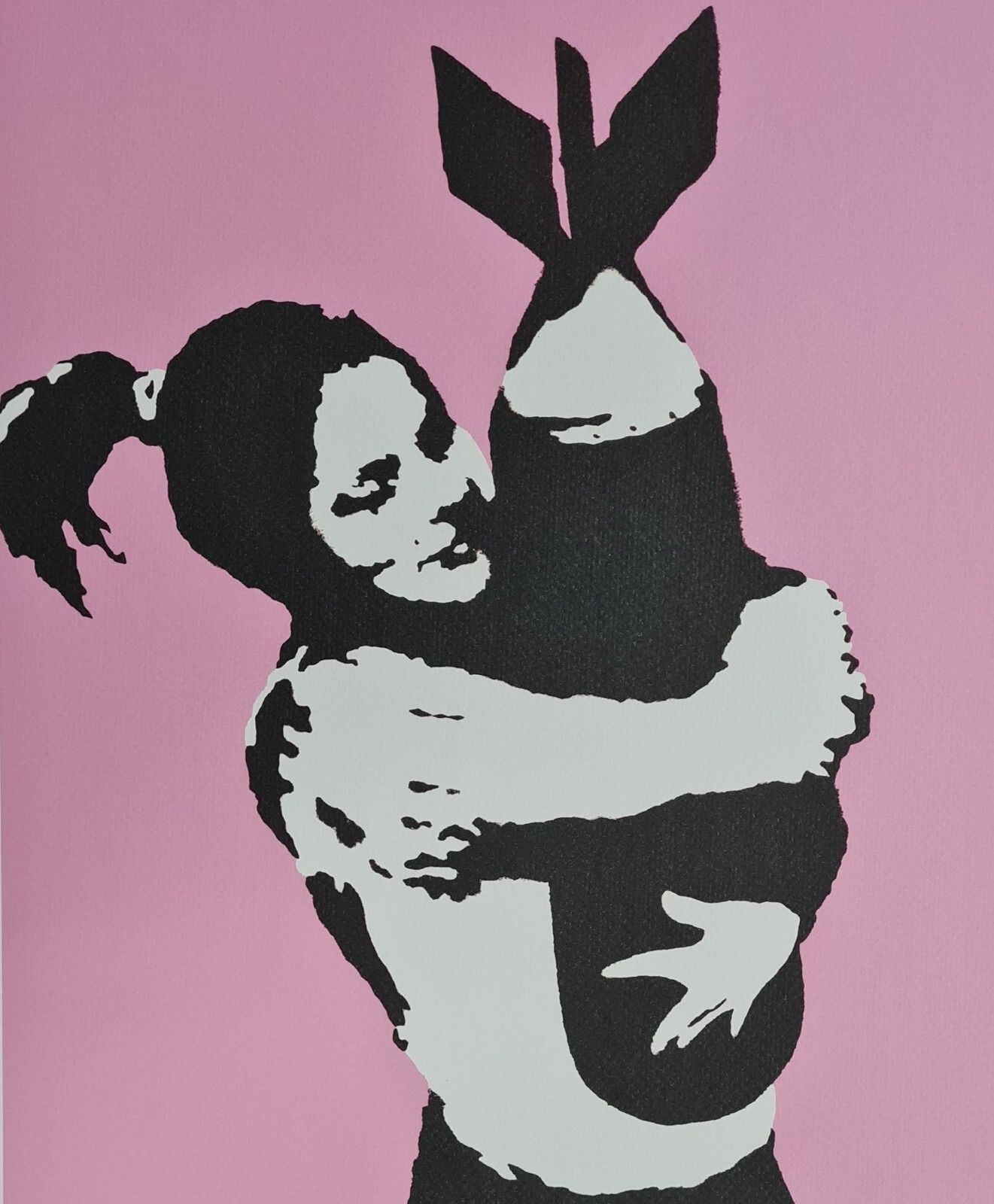 Banksy * Bomb Hugger * 50 X 35 Cm * Lithografie * Limitiert # 12/60 photo for sale