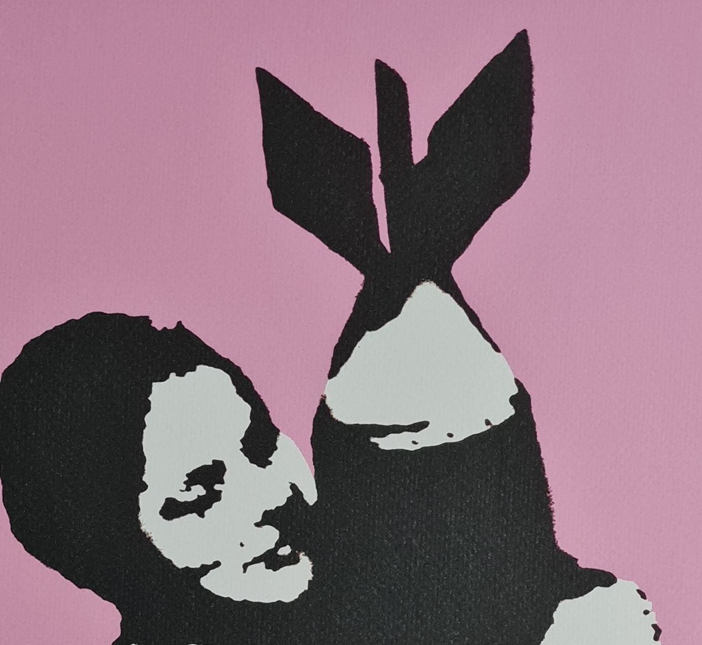 Banksy * Bomb Hugger * 50 X 35 Cm * Lithografie * Limitiert # 12/60 photo 7694.0