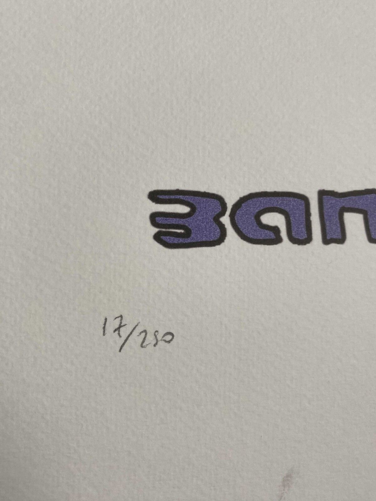 Banksy * Sin Título * 50x35 Cm * Litografía * Limitada # 17/250 photo 8664.0