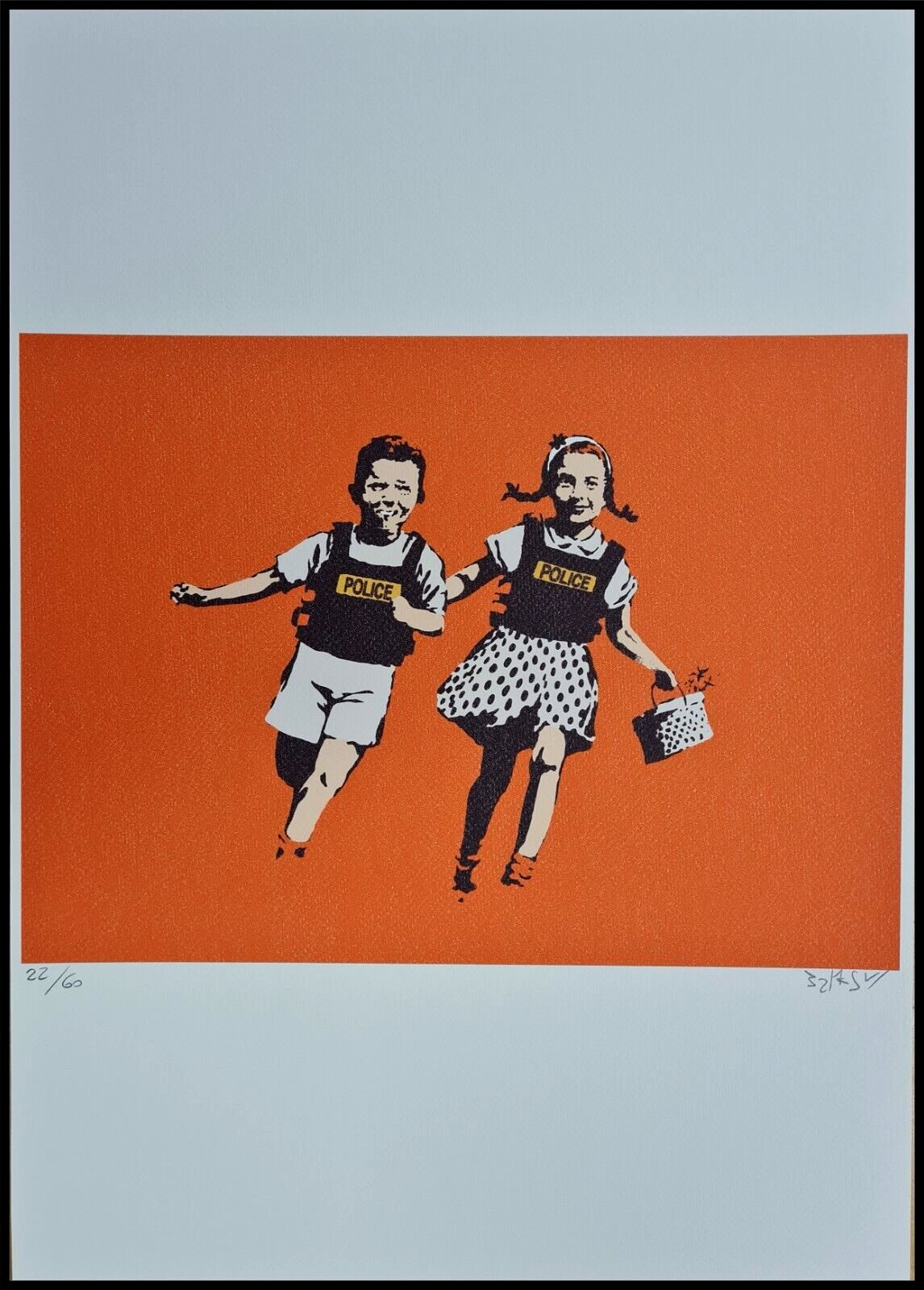 Banksy * Jack Y Jill * 50x35 Cm * Litografía * Limitada # 22/60
