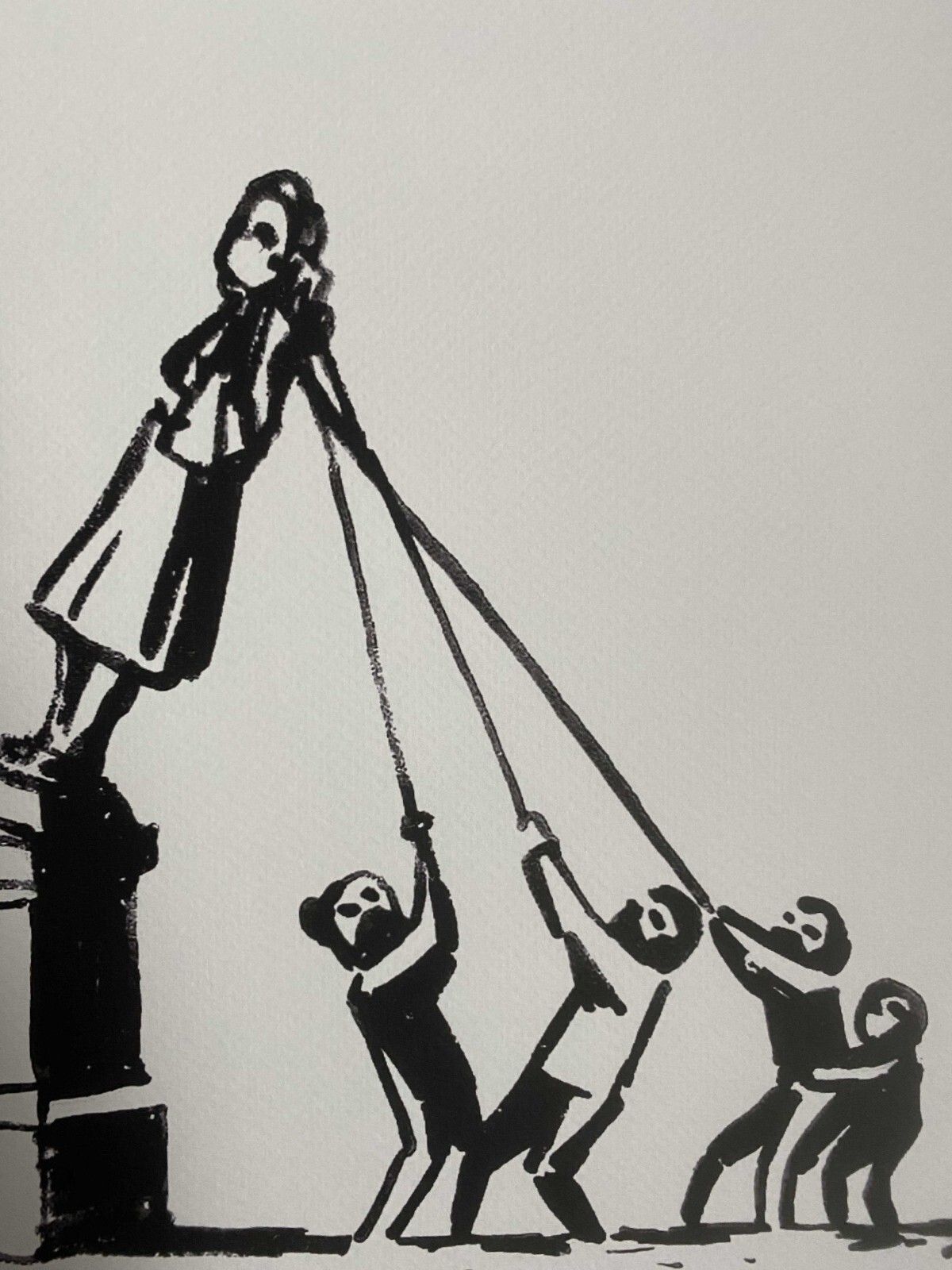 Banksy * Estatua De Edward Colston * 50x35 Cm * Litografía * Limitada # 78/250 photo for sale