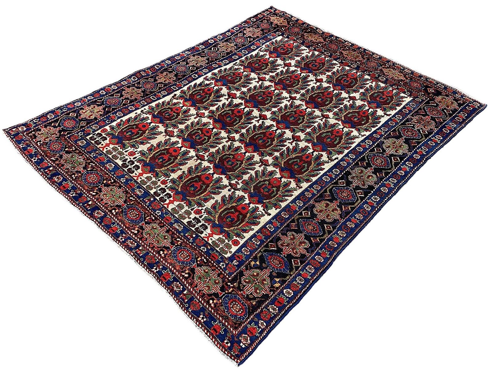 Antique Afshar Rug 1.85m X 1.48m photo for sale